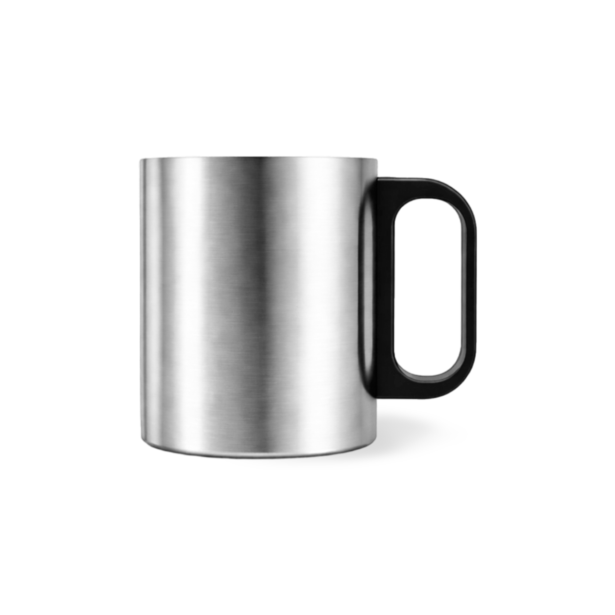 170ML/270ML Stainless Steel Insulated Mug with Plastic Handle - Image 2