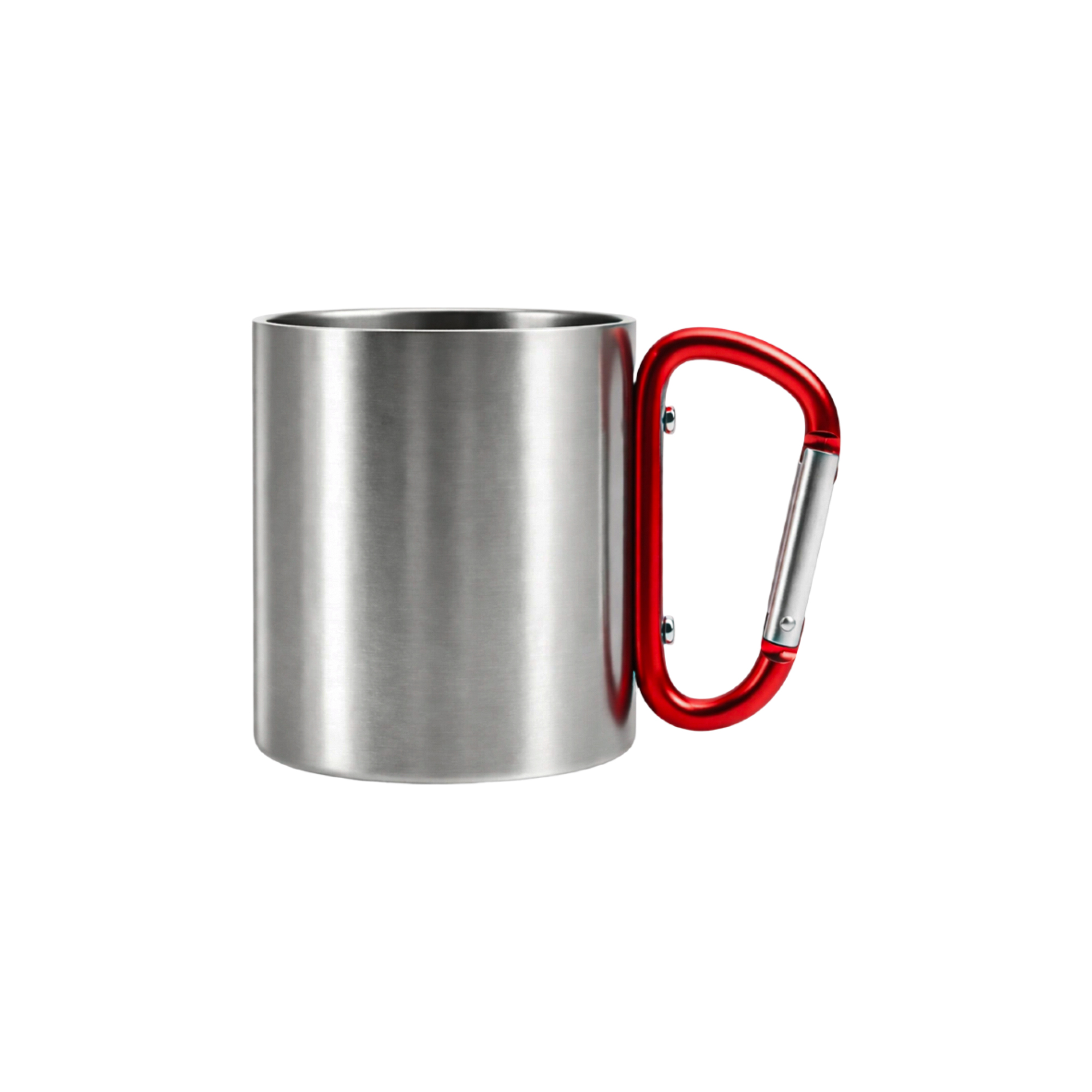 170ML/280ML Stainless Steel Insulated Travel Mug with Carabiner Handle - Image 3