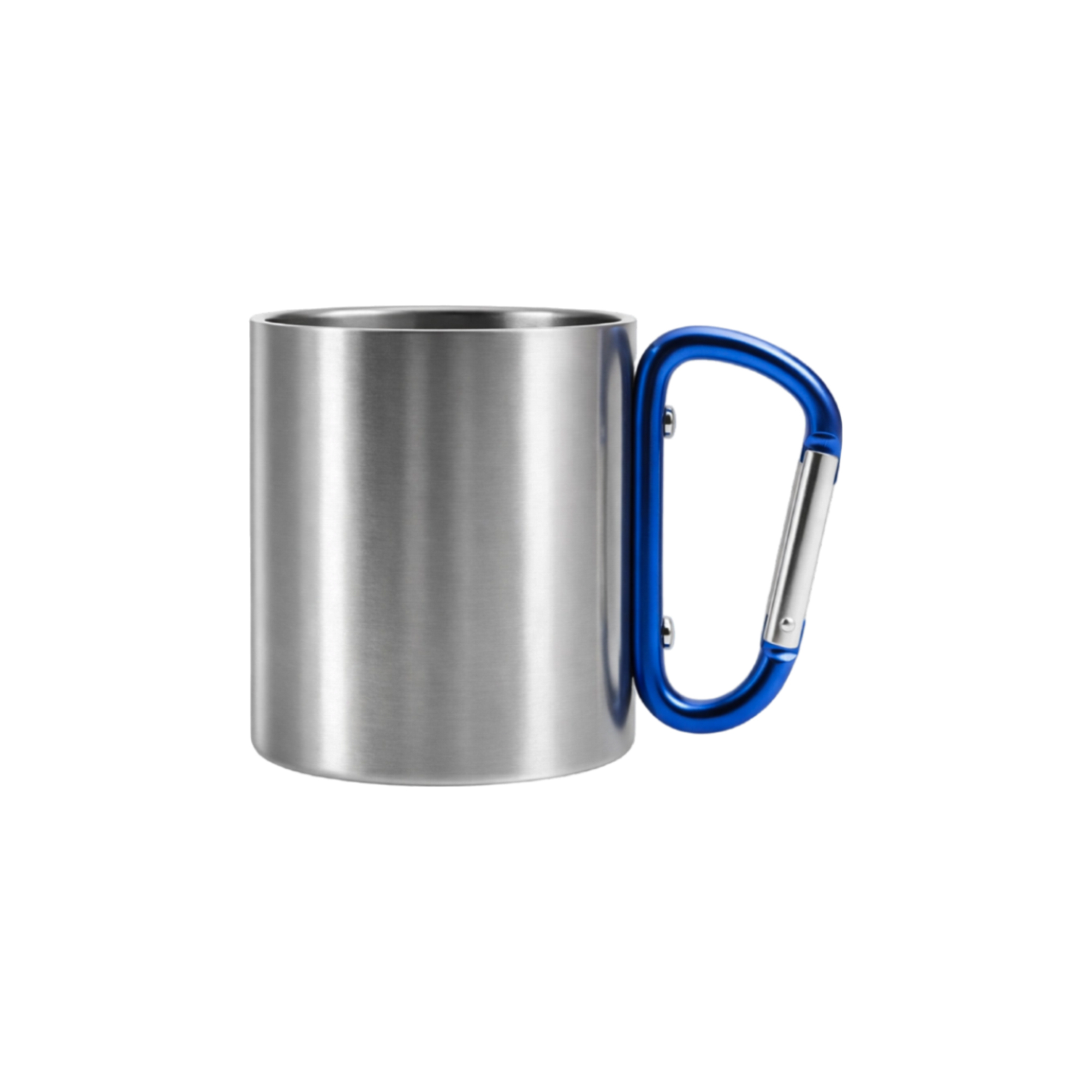 170ML/280ML Stainless Steel Insulated Travel Mug with Carabiner Handle - Image 2