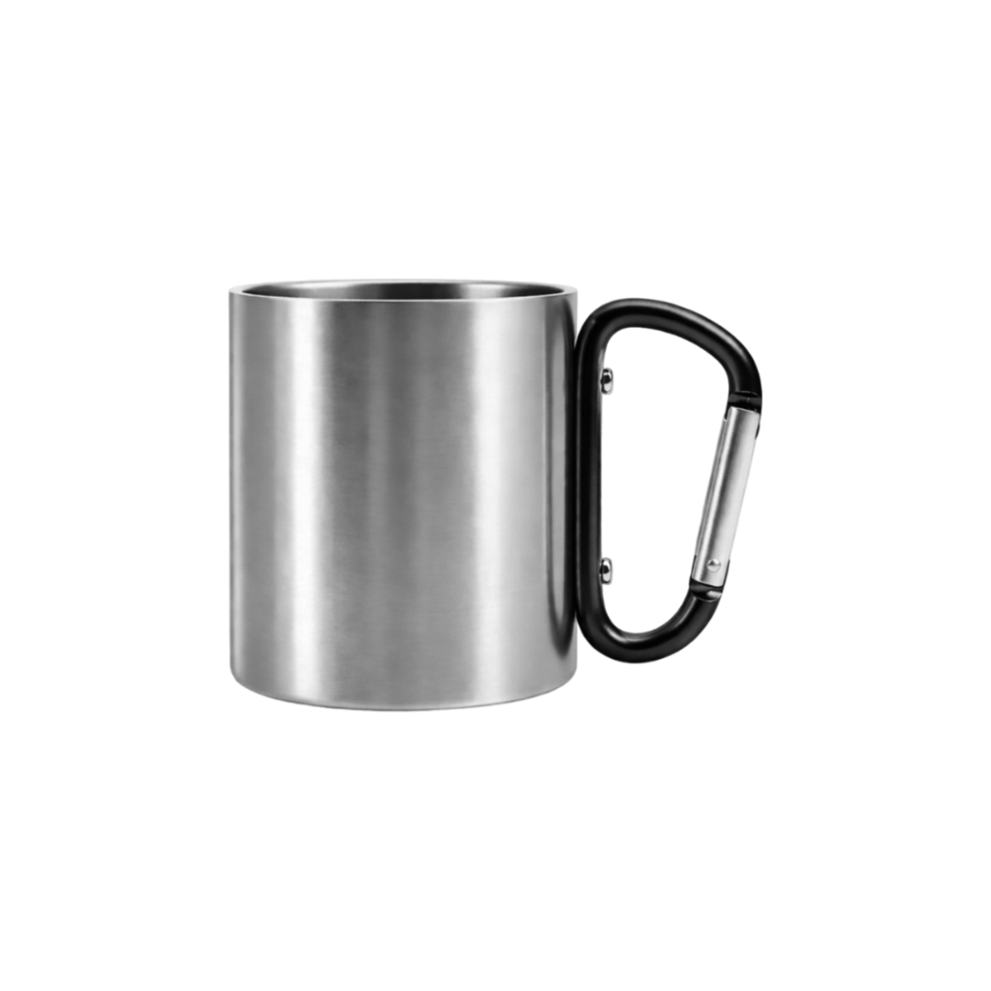 170ML/280ML Stainless Steel Insulated Travel Mug with Carabiner Handle - Image 5