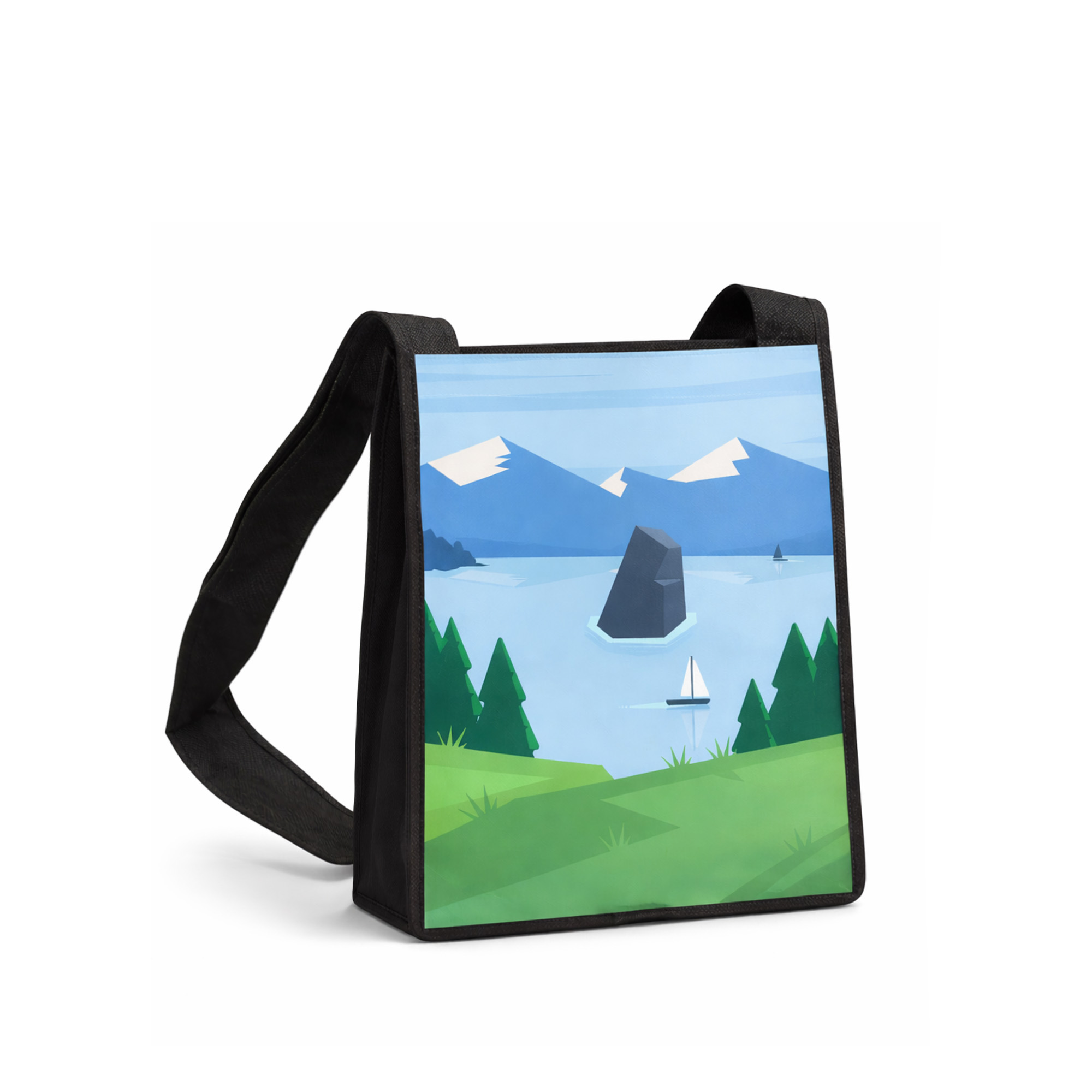 Custom Sublimation Crossbody Bag - Image 2