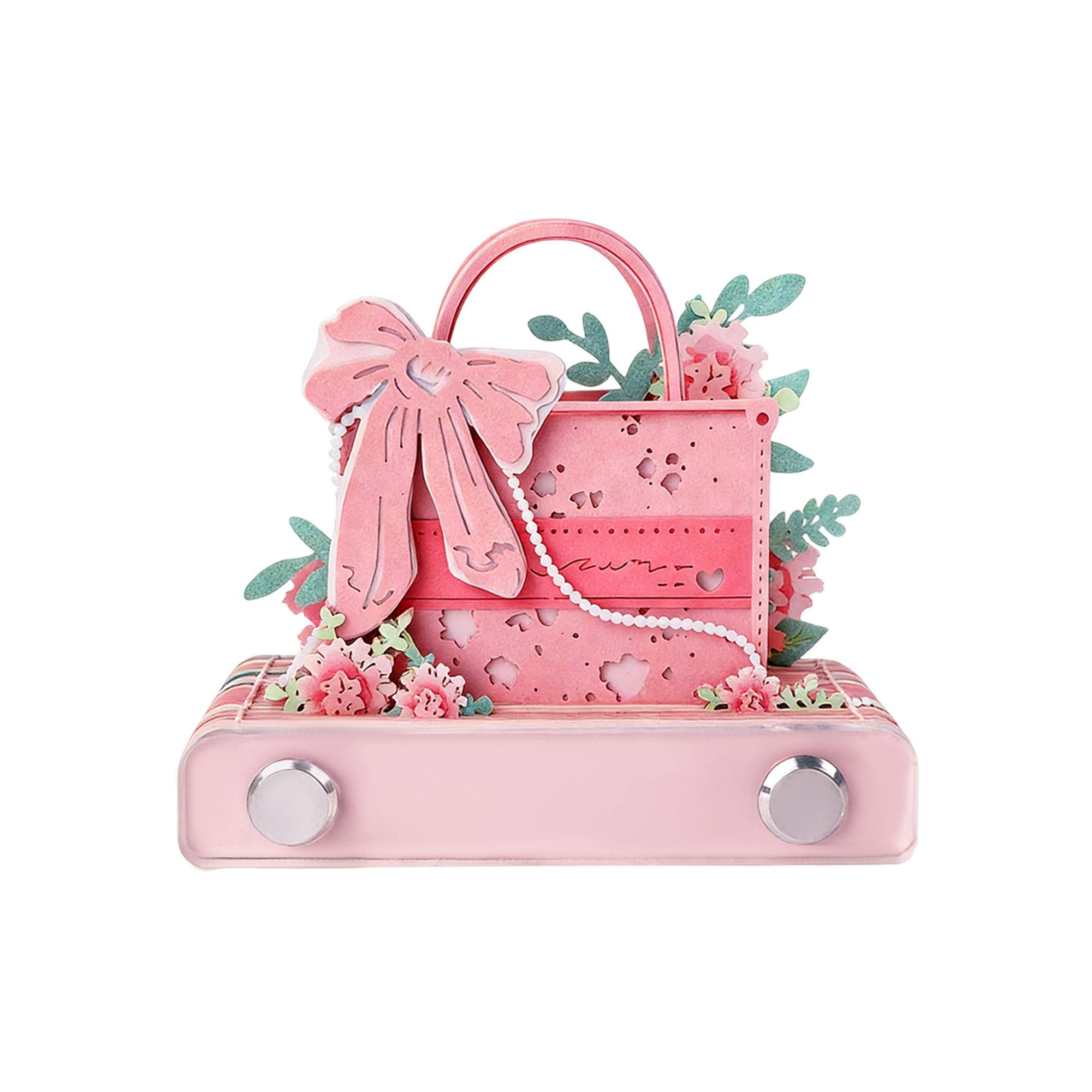 3D Paper Art Handbag Tear-off Notepad - Image 2