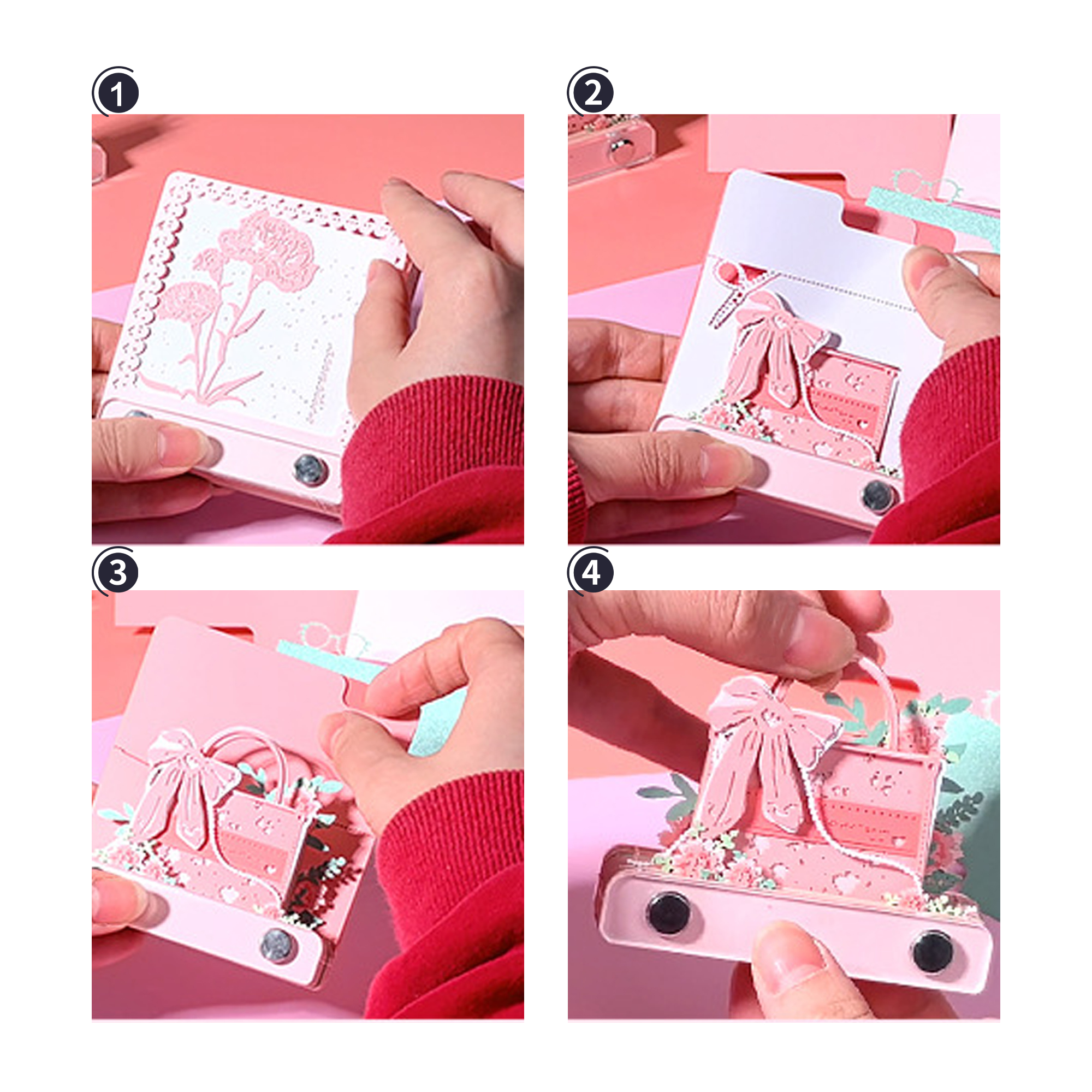 3D Paper Art Handbag Tear-off Notepad - Image 7