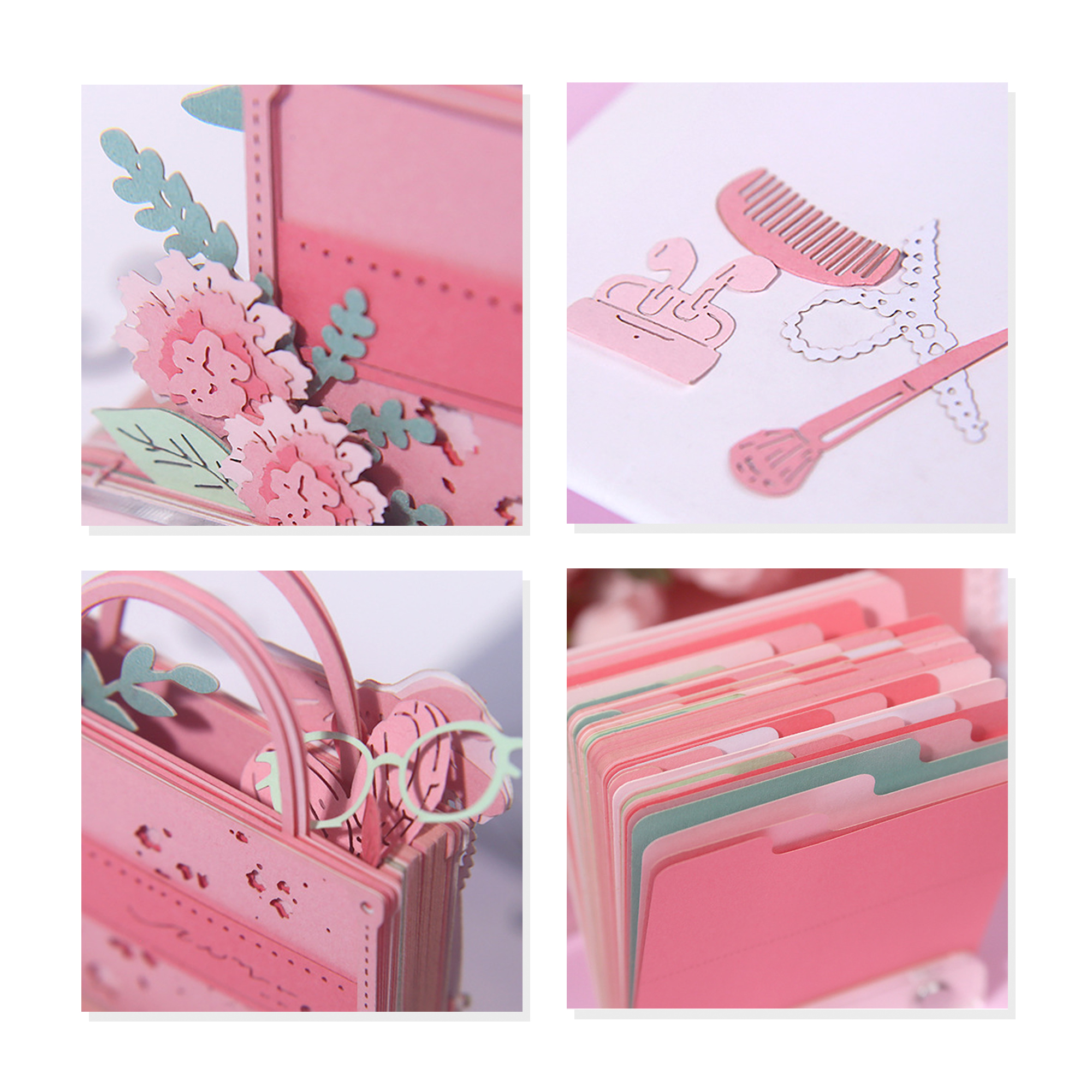 3D Paper Art Handbag Tear-off Notepad - Image 6