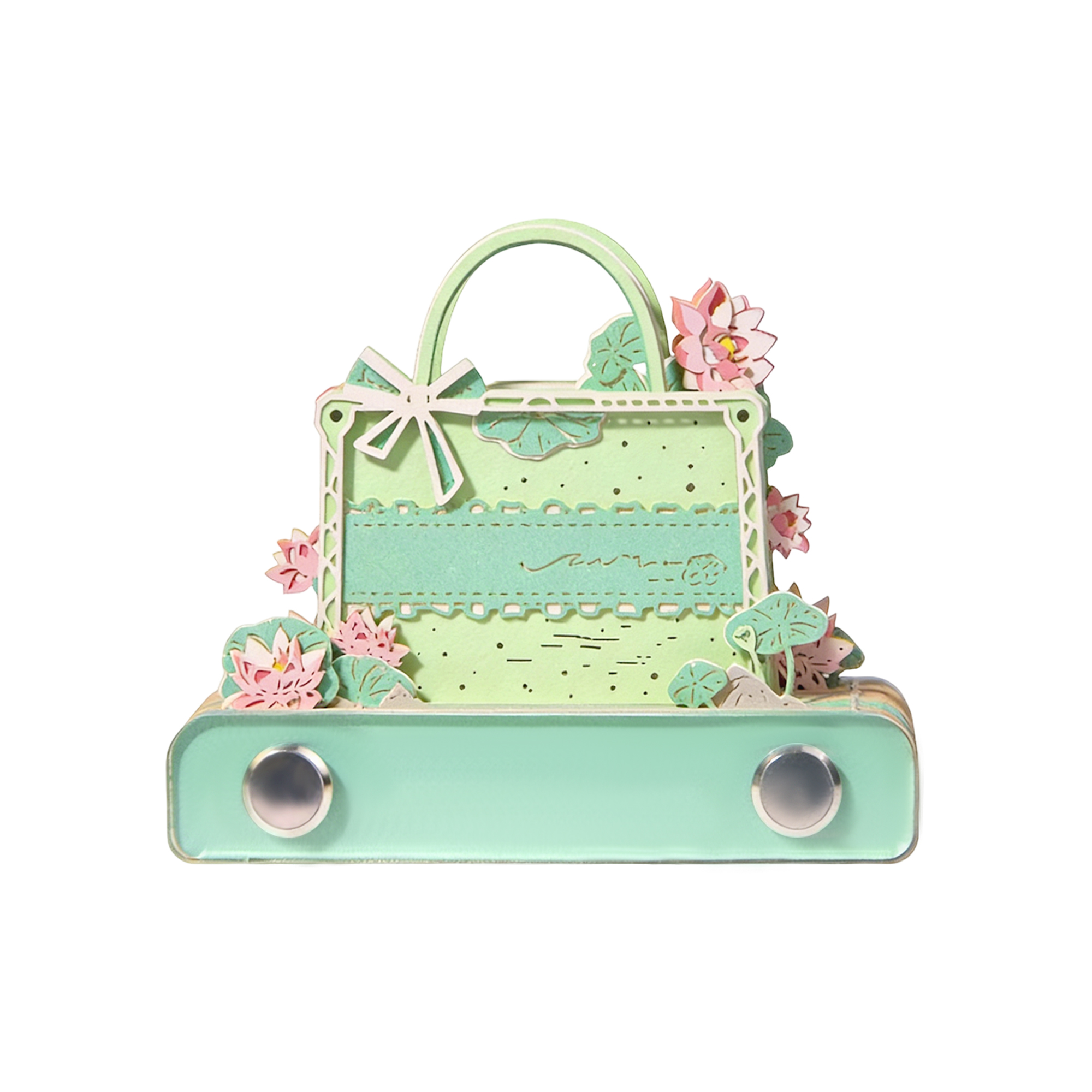 3D Paper Art Handbag Tear-off Notepad - Image 3