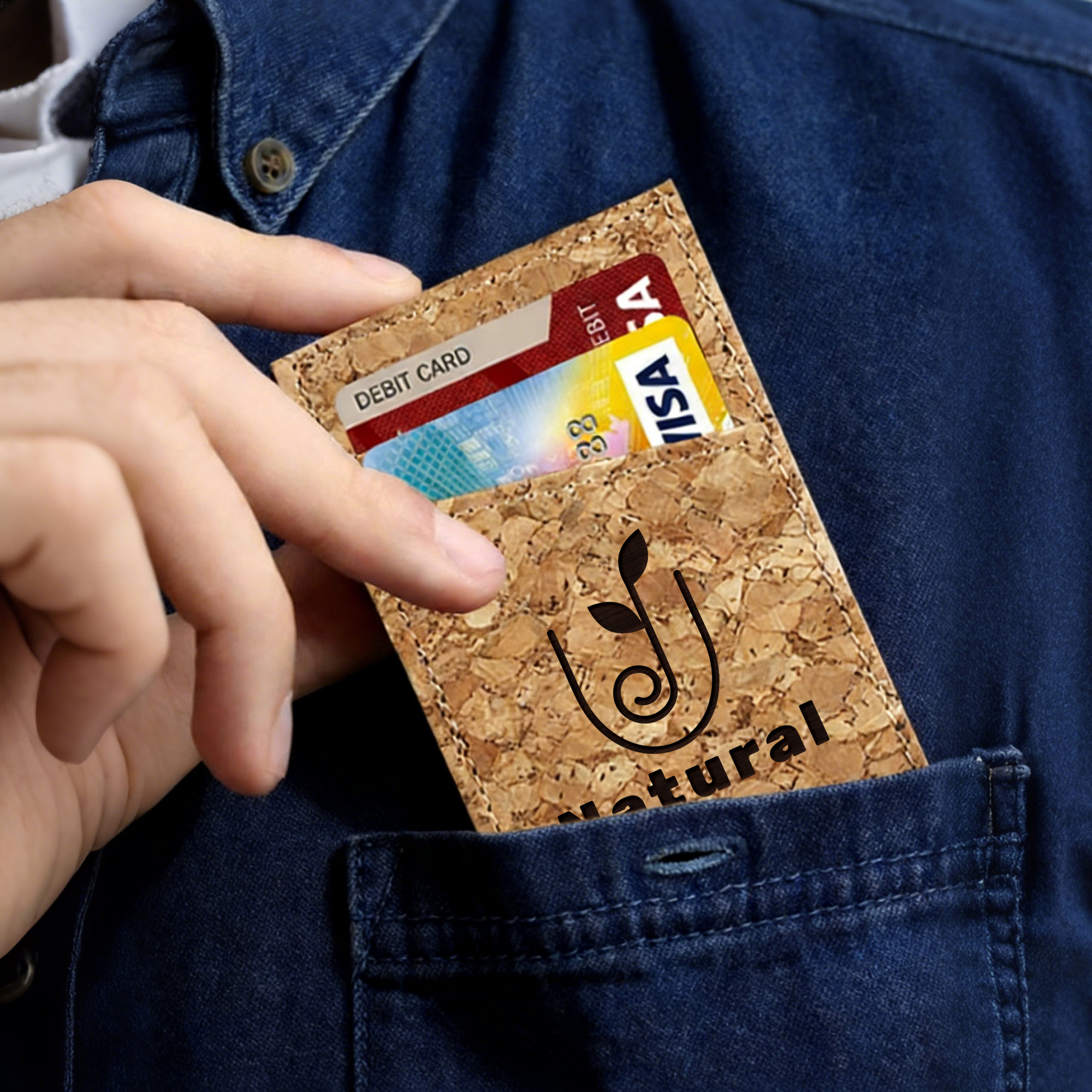 Cork Card Wallet - Image 5