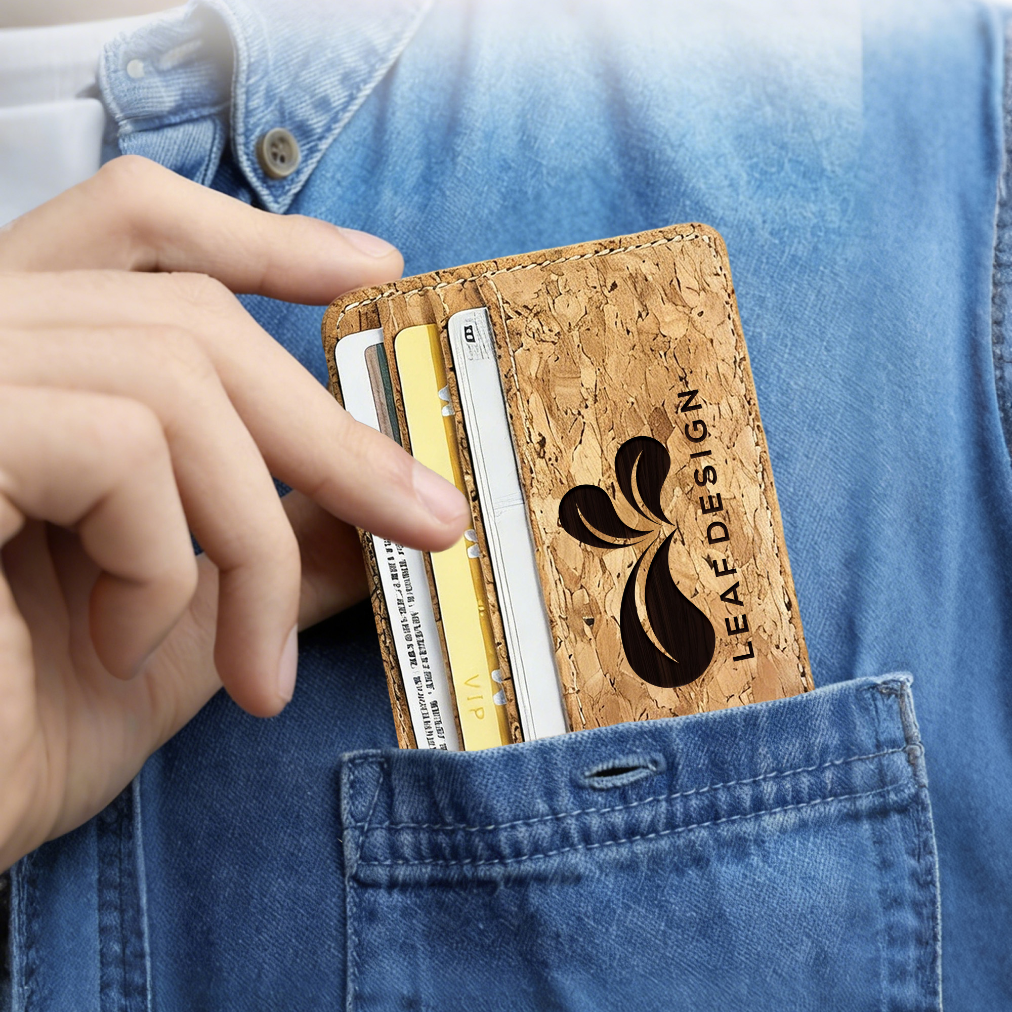 Cork Card Holder - Image 5