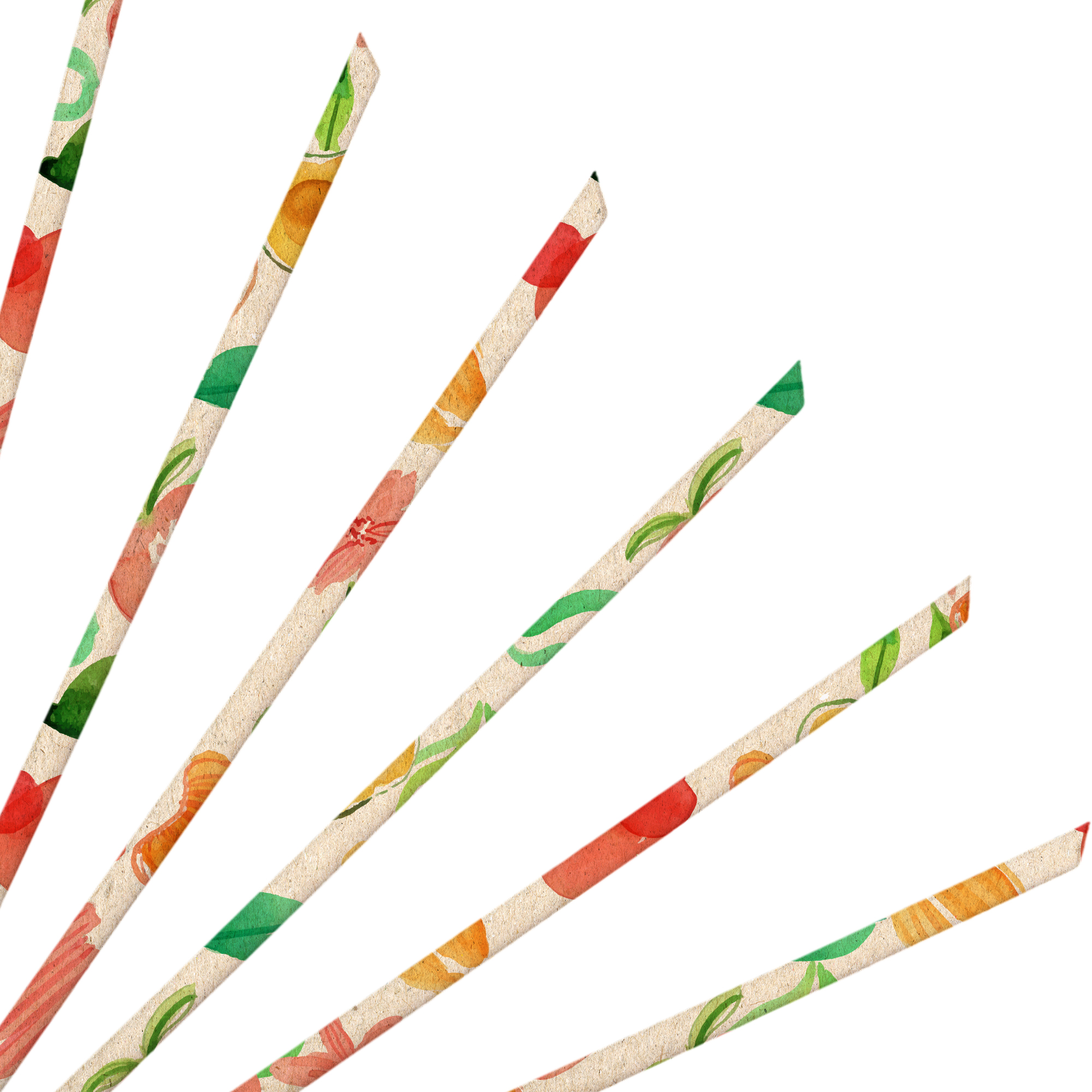 Custom Disposable 4-Ply Straight Angled Paper Straws - Image 3
