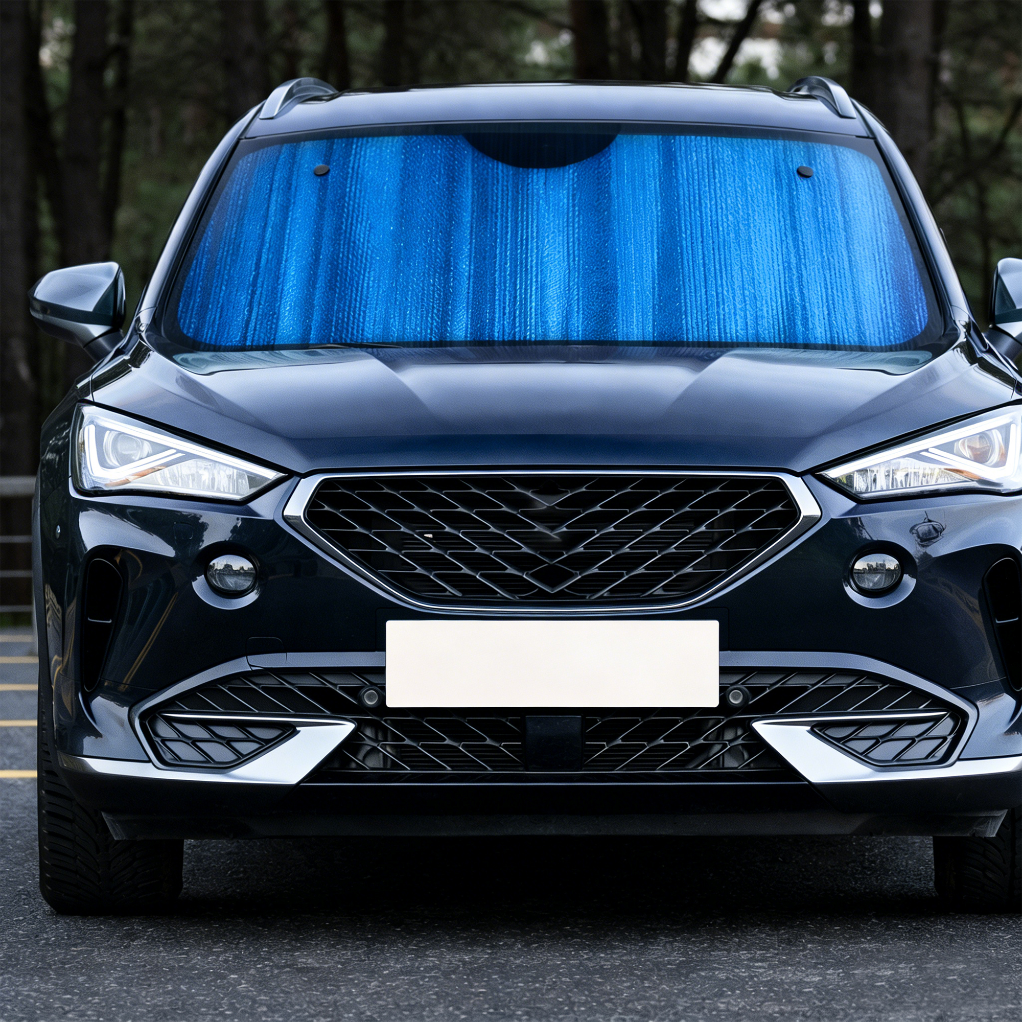 Full Colour Printed Bubble Aluminum Car Sun Shade - Image 13