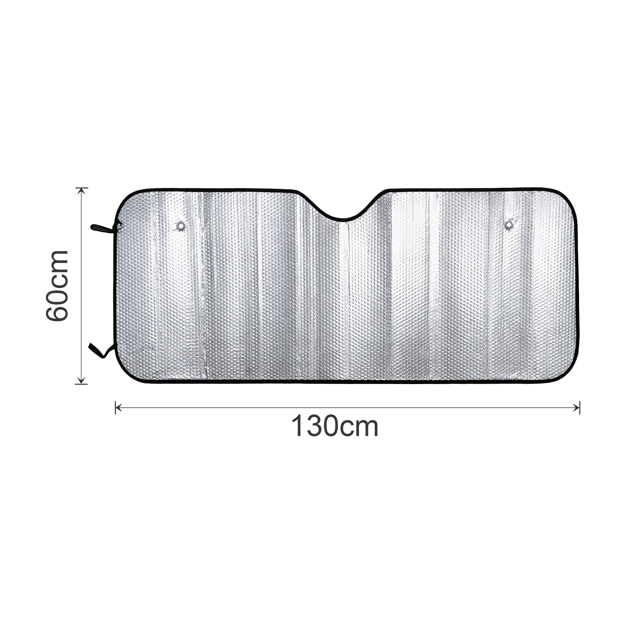 Full Colour Printed Bubble Aluminum Car Sun Shade - Image 7