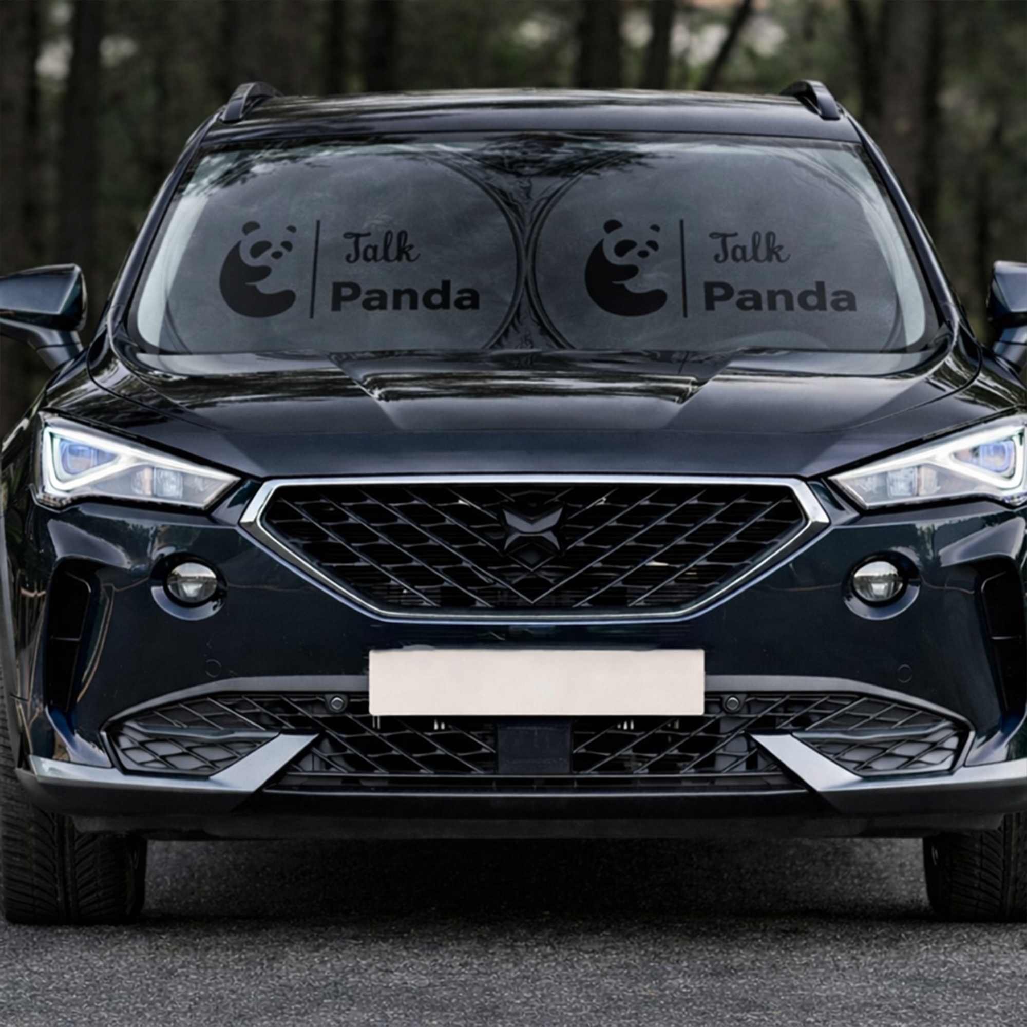 Twin Circular Light-blocking Car Sun Shade - Image 11