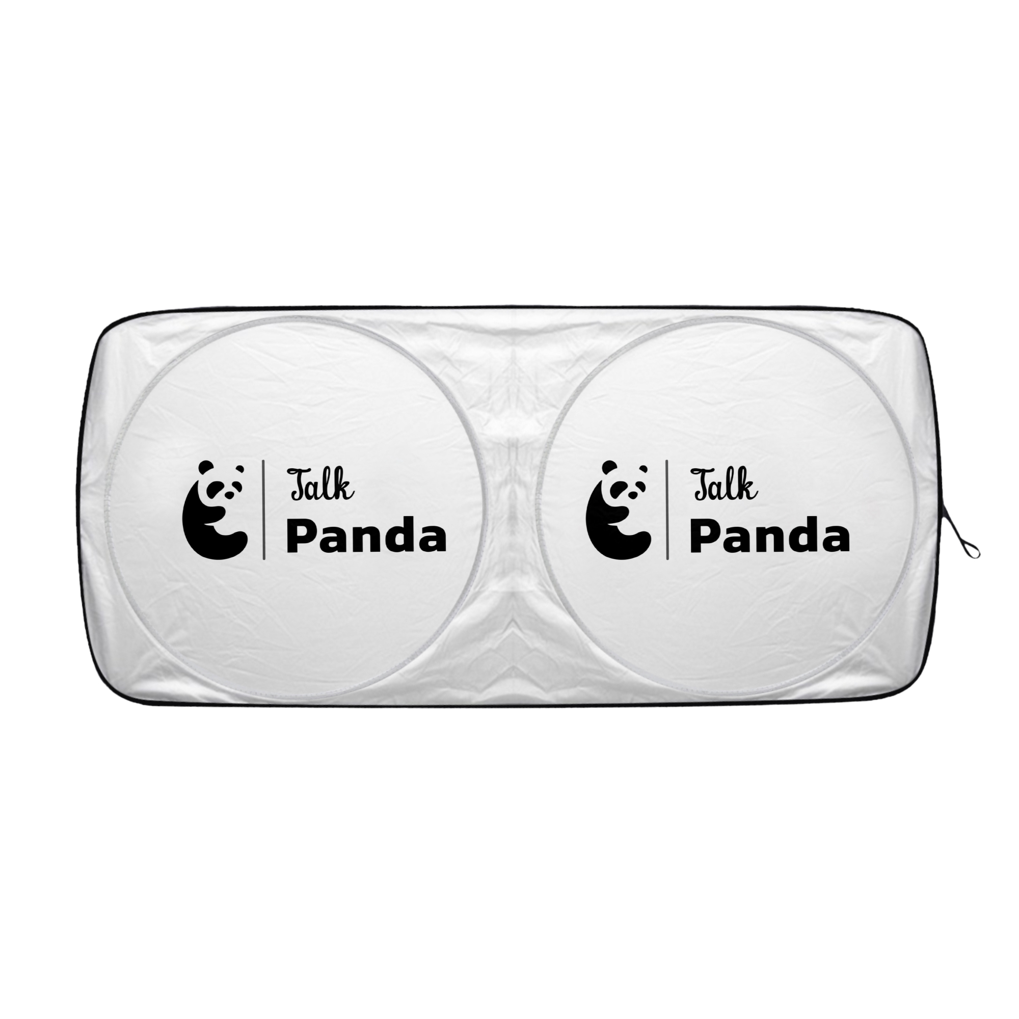 Twin Circular Light-blocking Car Sun Shade - Image 2