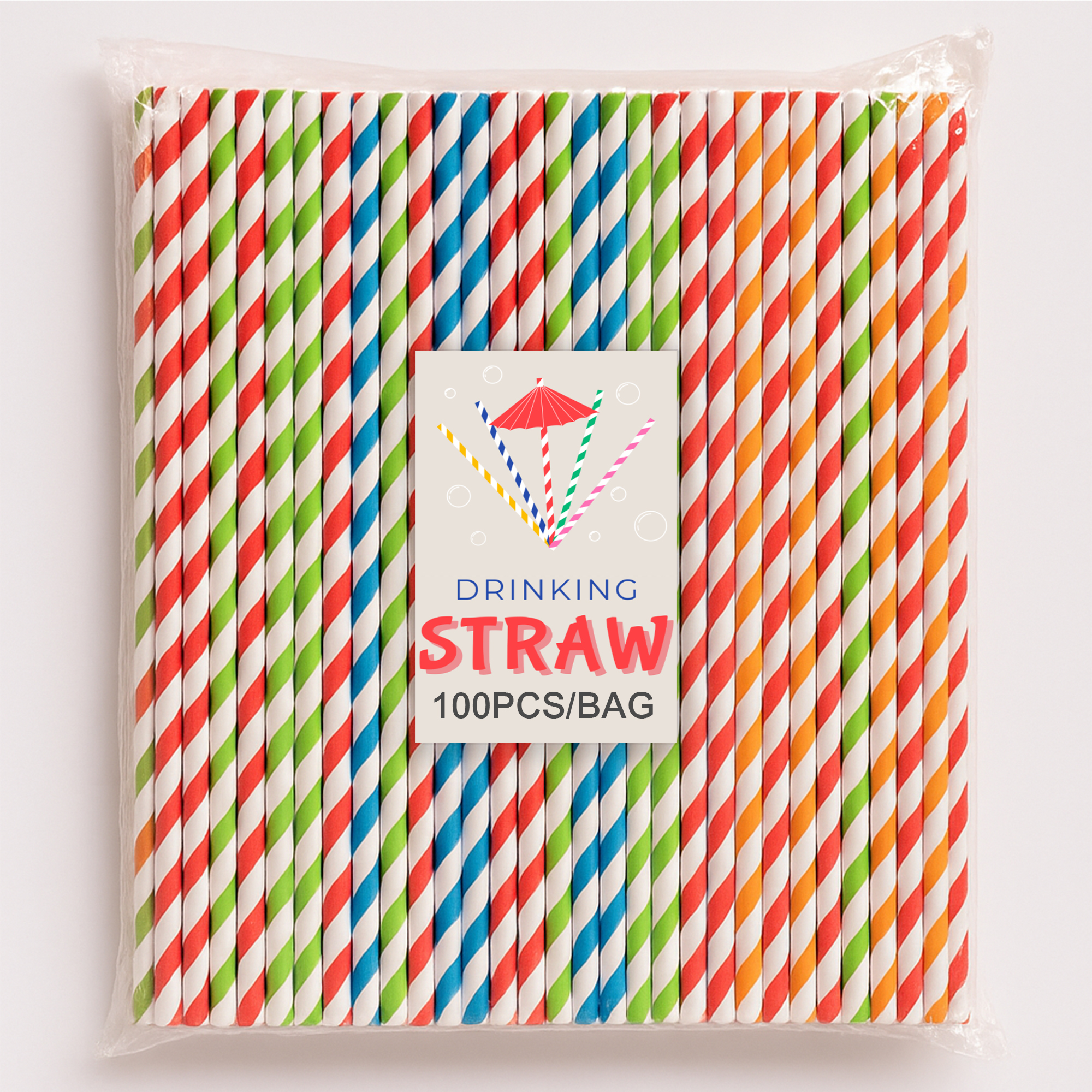 Disposable 3-ply Straight Drinking Paper Straw - Image 22