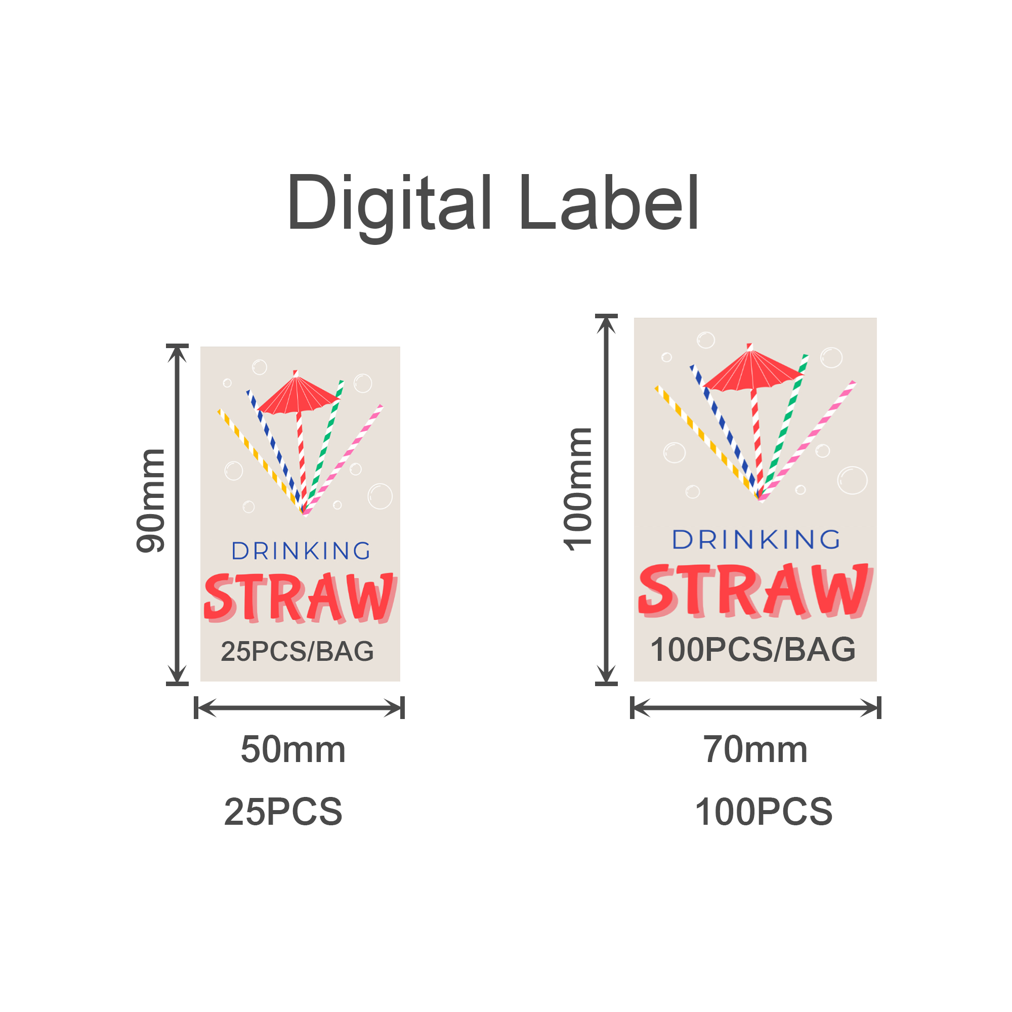 Disposable 3-ply Straight Drinking Paper Straw - Image 20