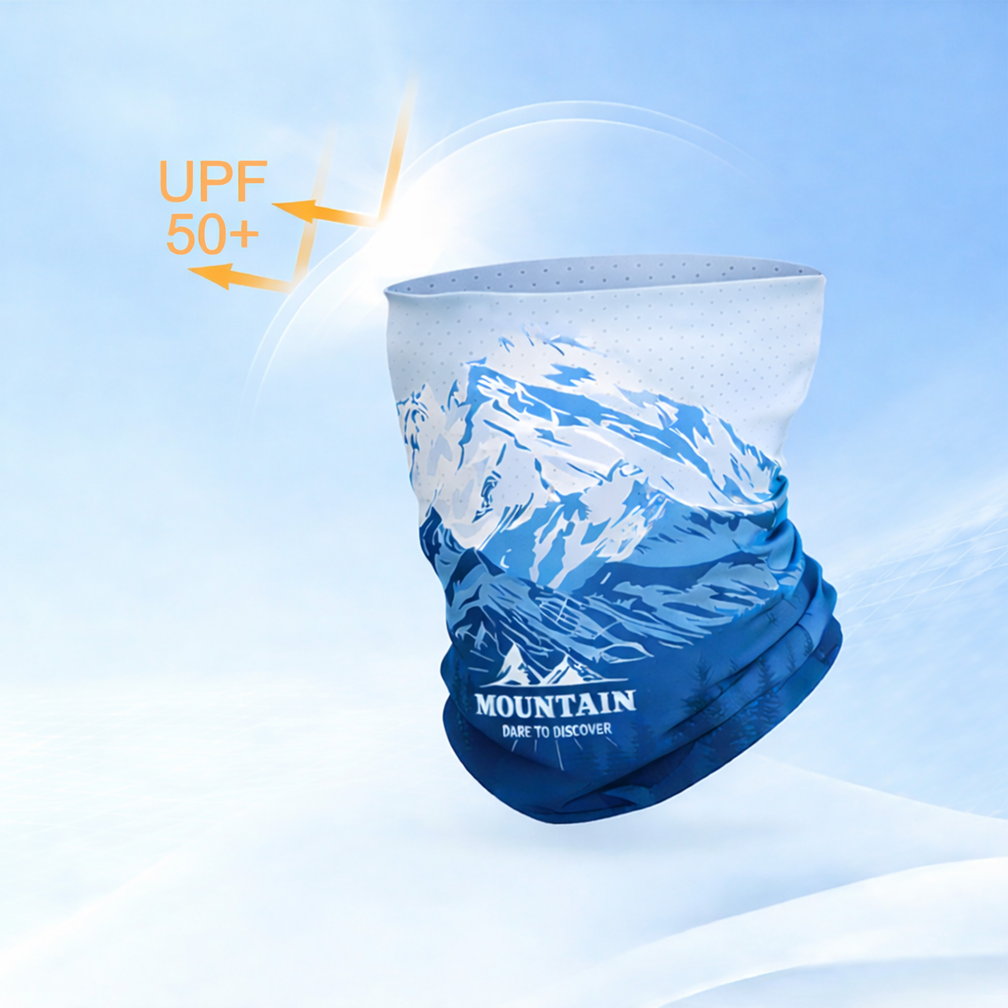 UPF 50+ Perforated Ice Silk Neck Gaiter - Image 8