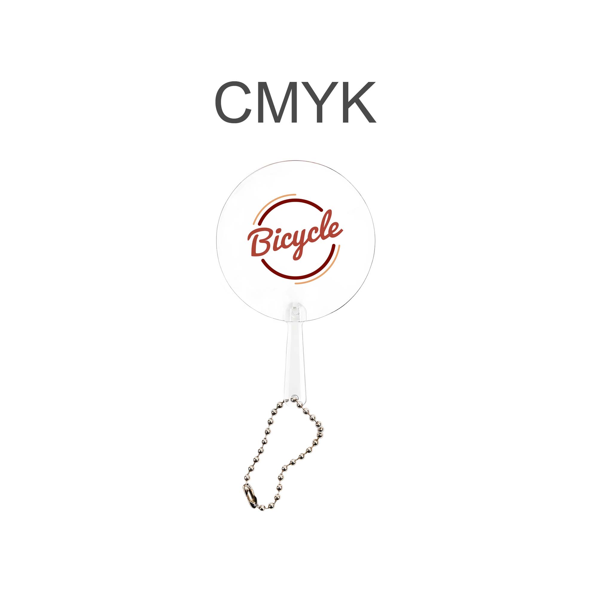 Mini PVC Hand Fan with Keychain - Image 7