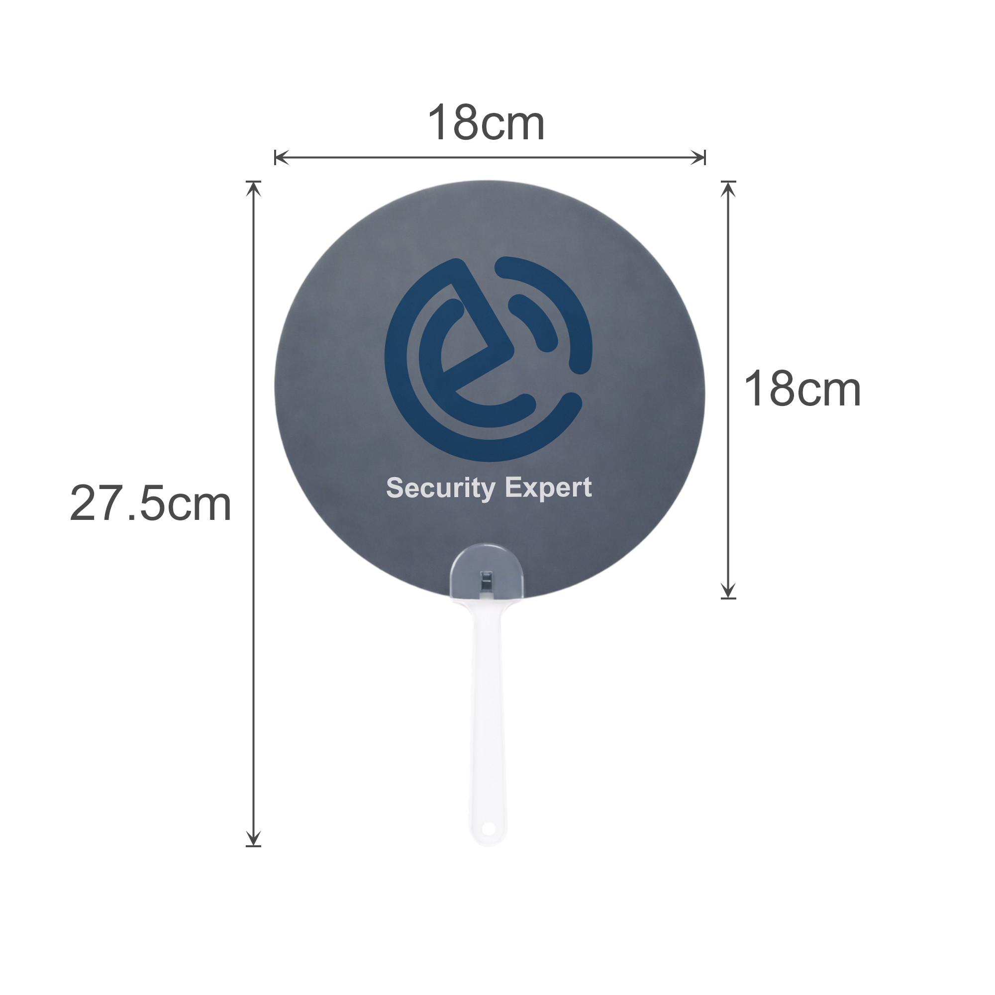 Custom Shape PP Hand Fan - Image 6