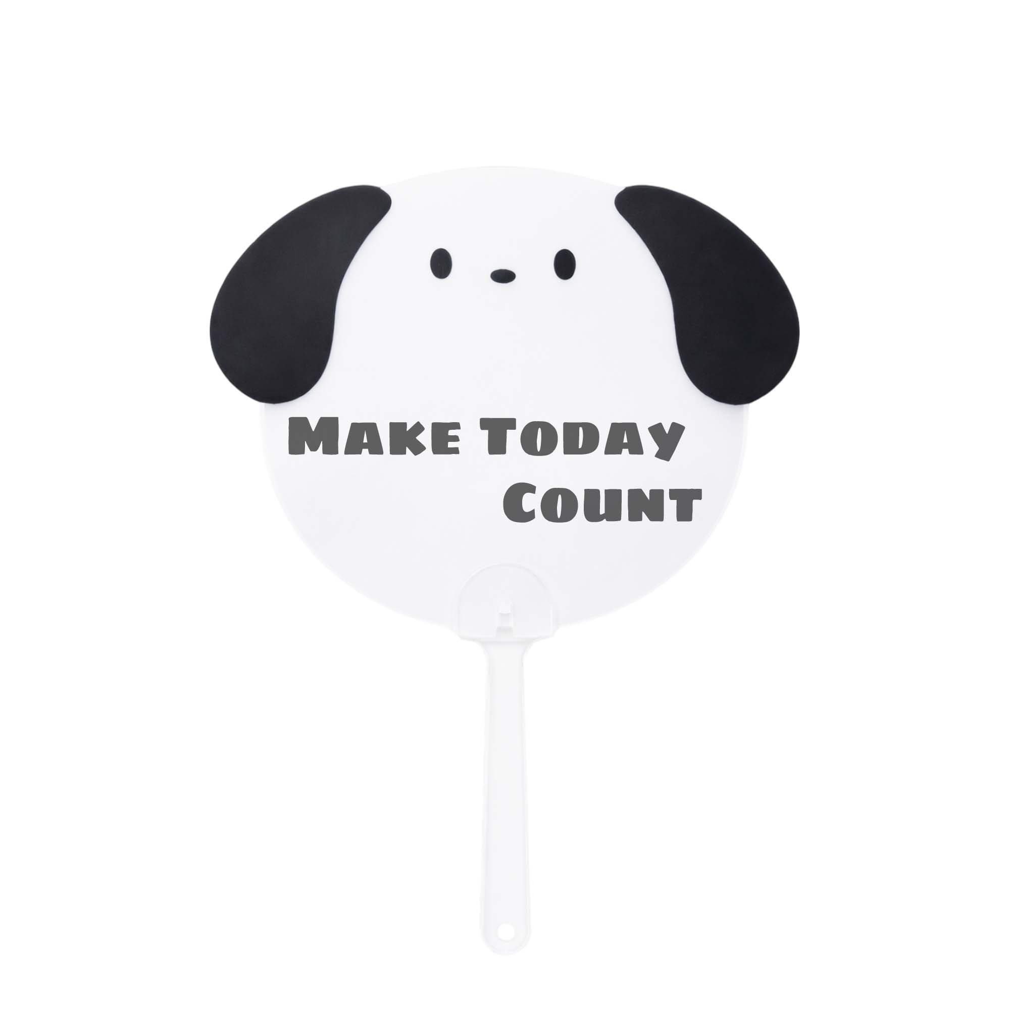 Custom Shape PP Hand Fan - Image 2