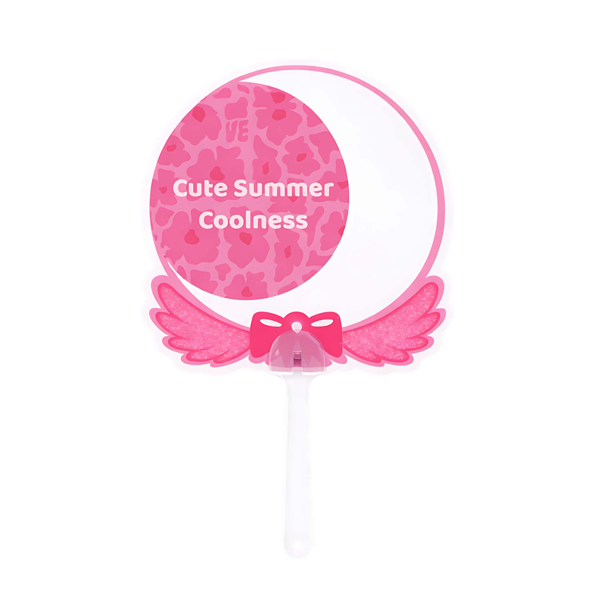 Custom Shape PP Hand Fan - Image 3