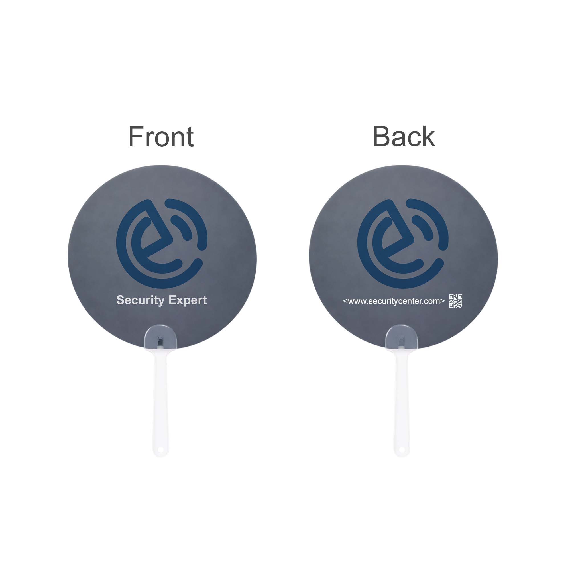 Custom Shape PP Hand Fan - Image 5