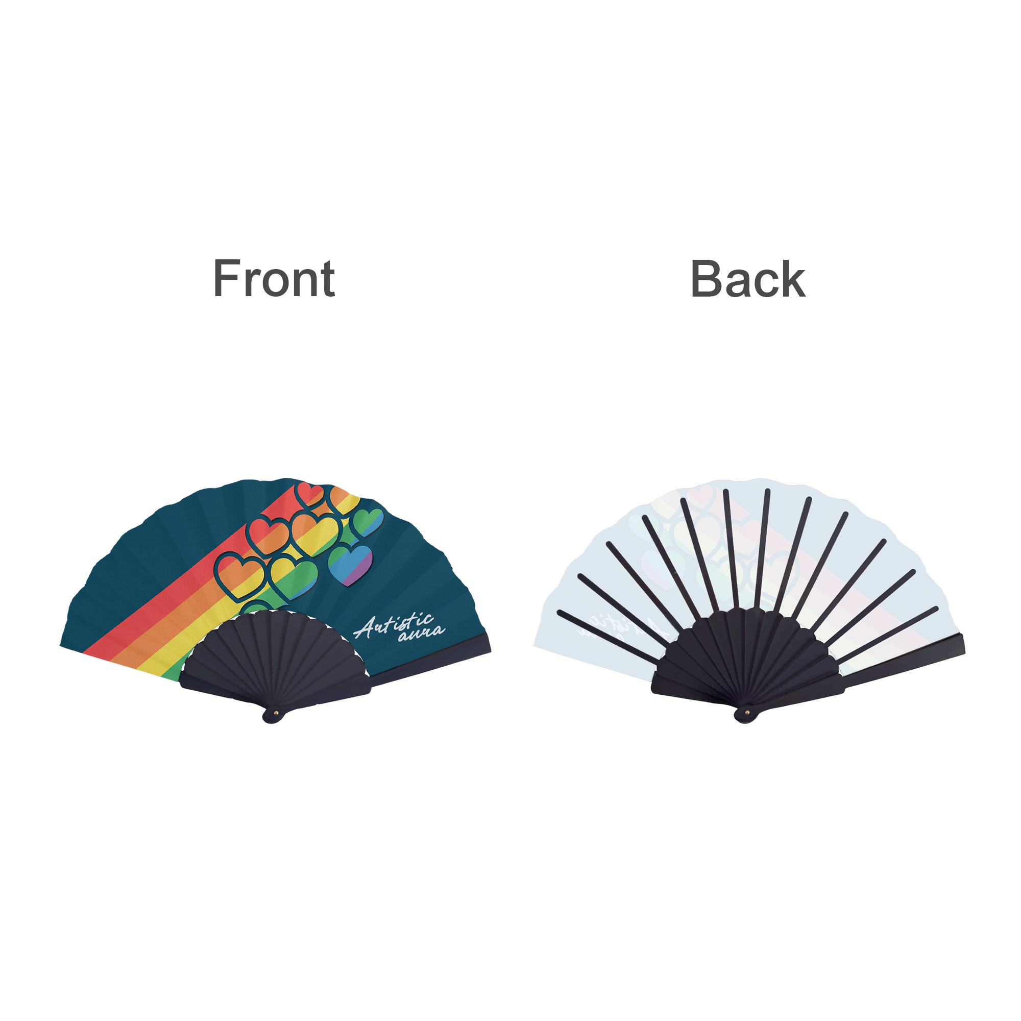 Paper Hand Held Fan - Image 4
