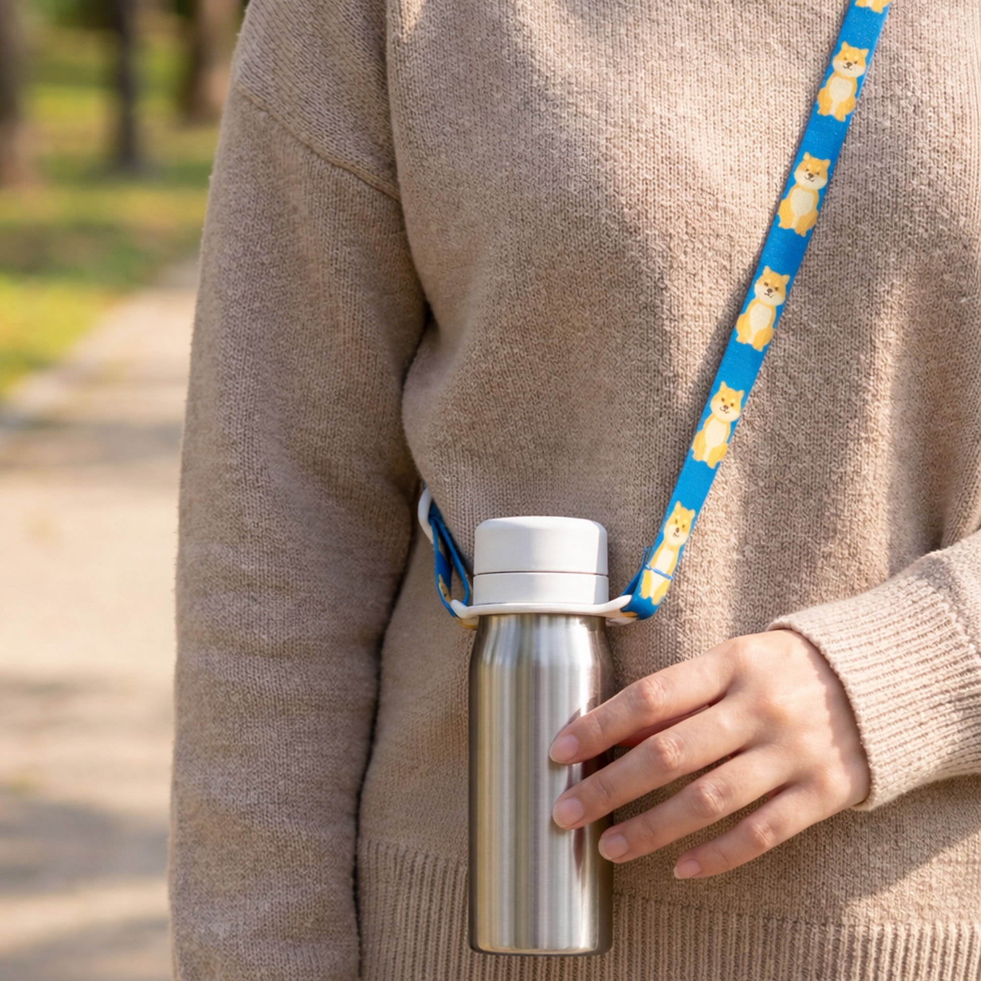RPET Outdoor Water Bottle Lanyard - Image 7