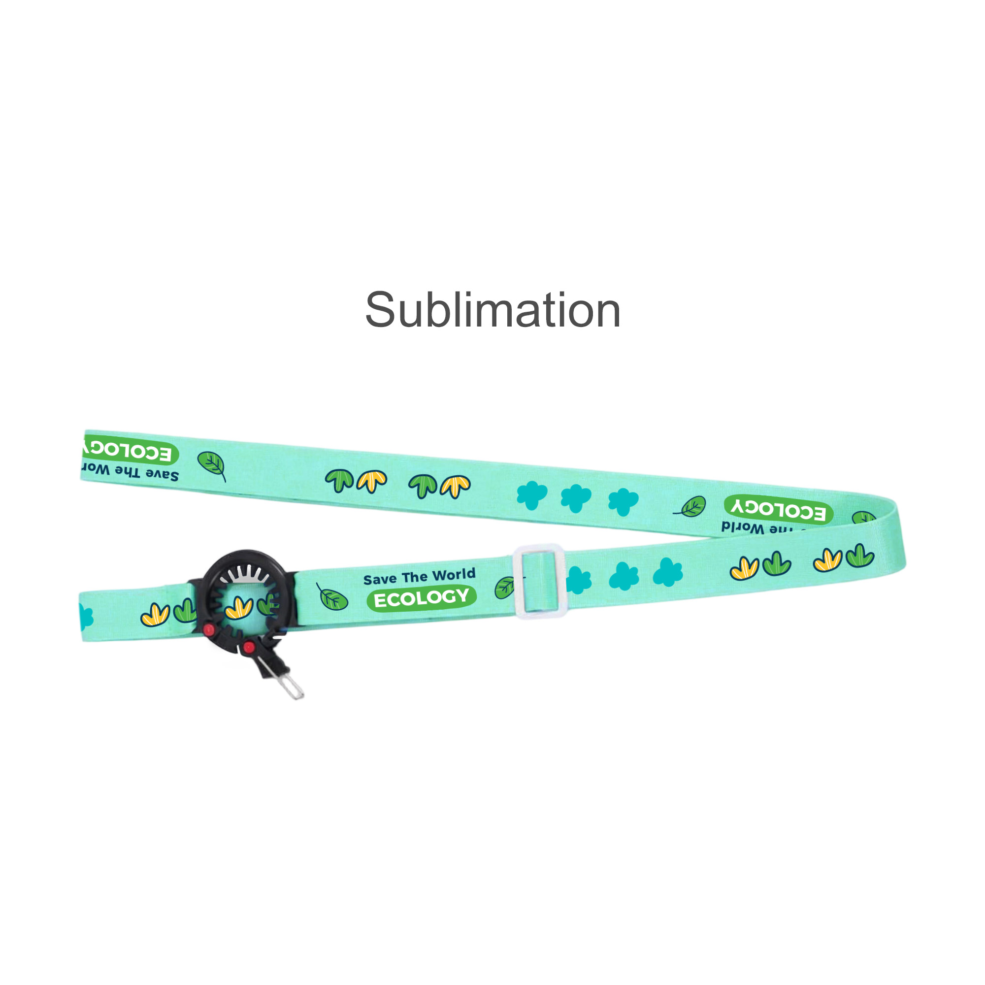 RPET Water Bottle Lanyard - Image 3
