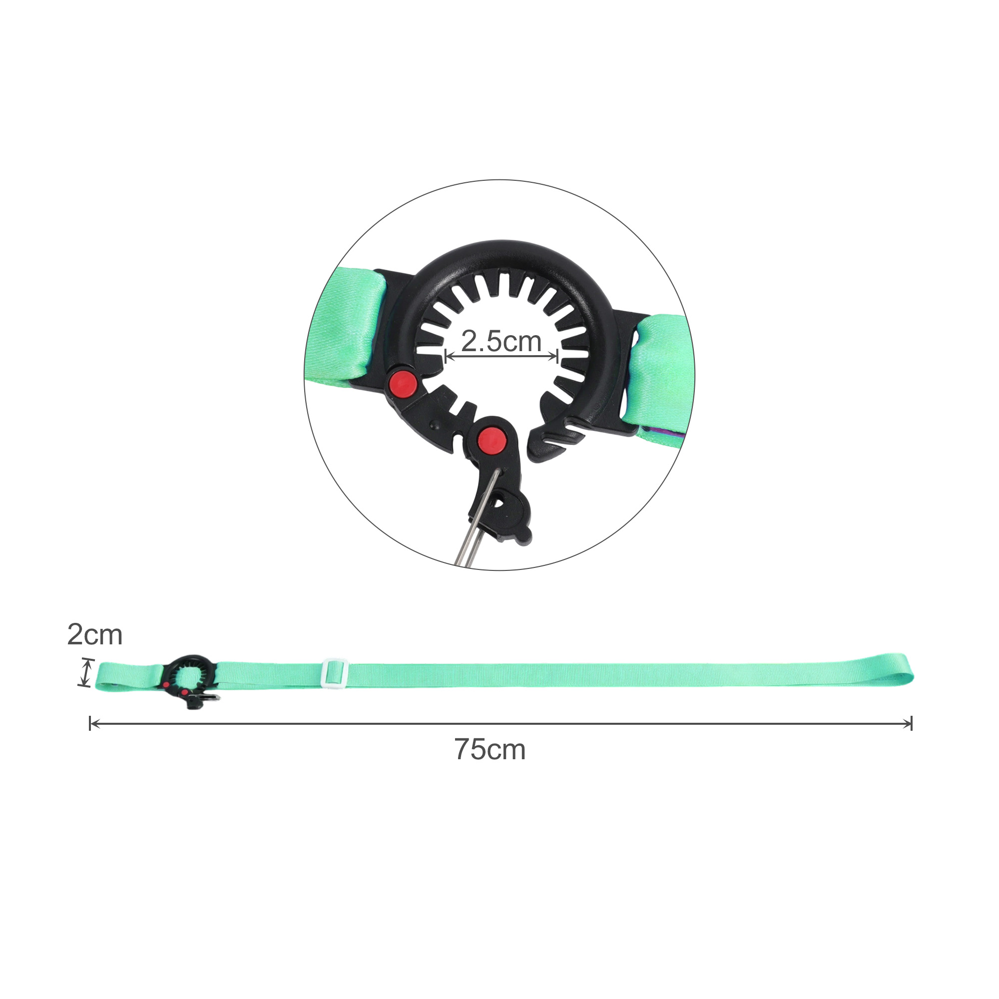 RPET Water Bottle Lanyard - Image 2