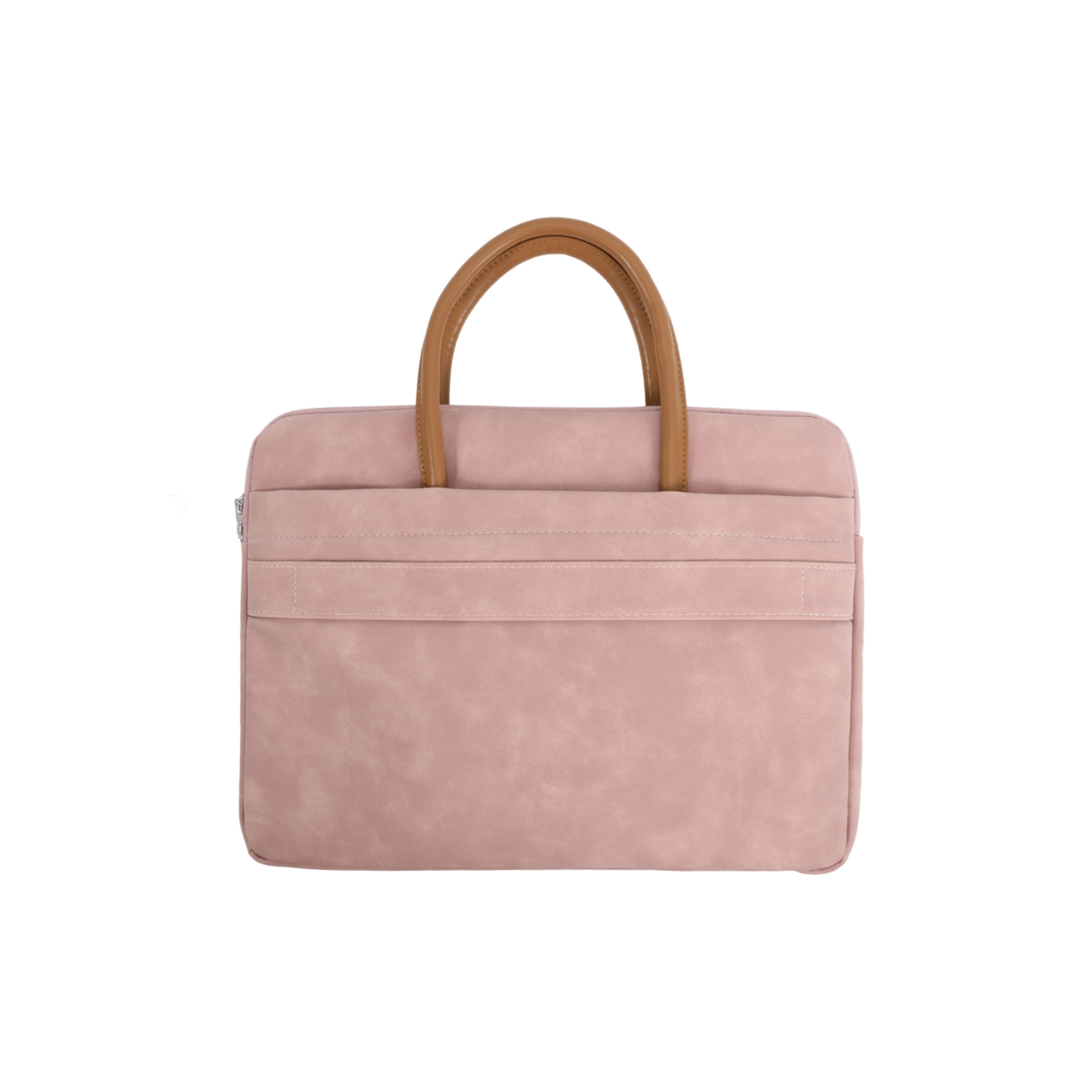 Suede PU Leather Laptop Bag - Image 7