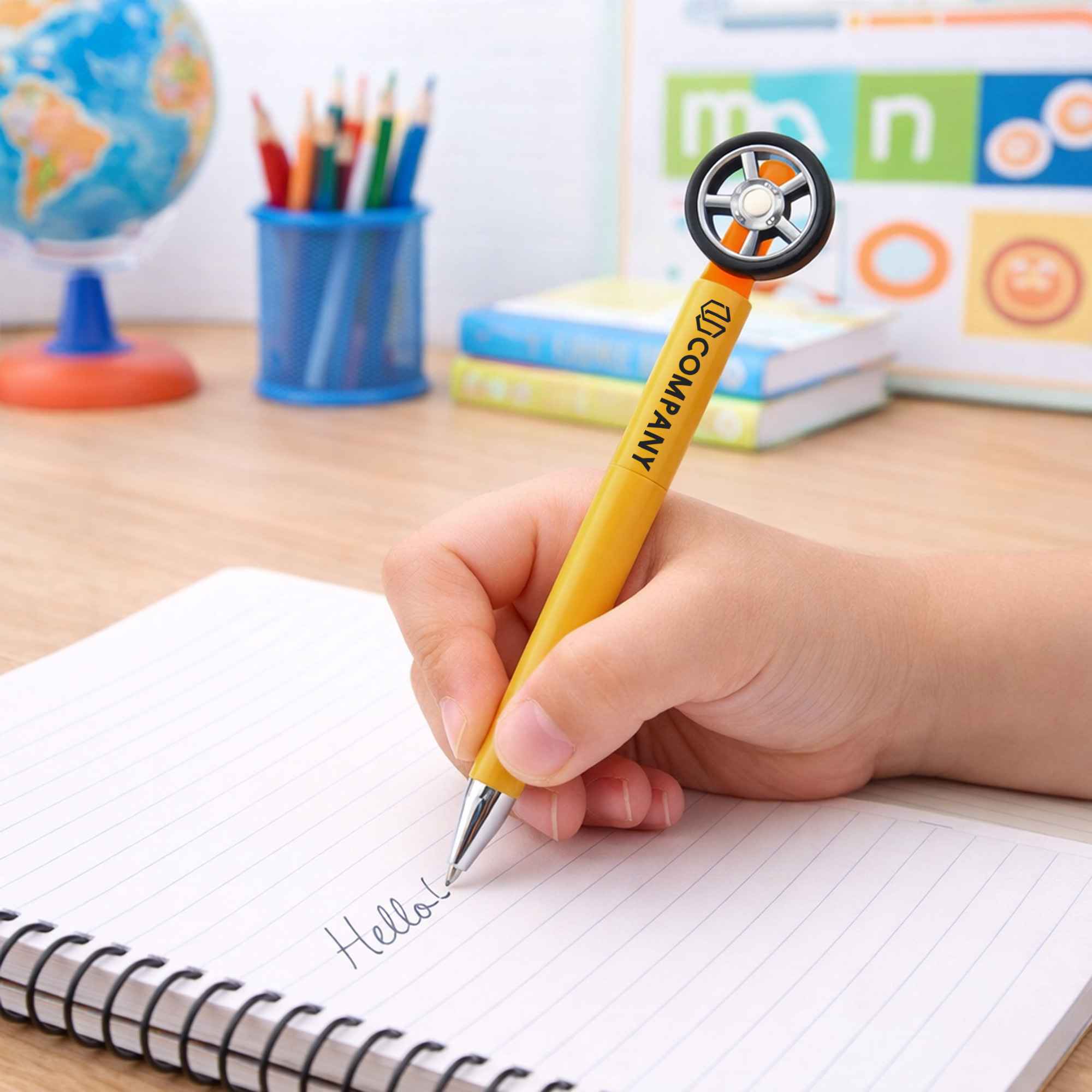 Fidget Spin Tyre Shape Pen - Image 15