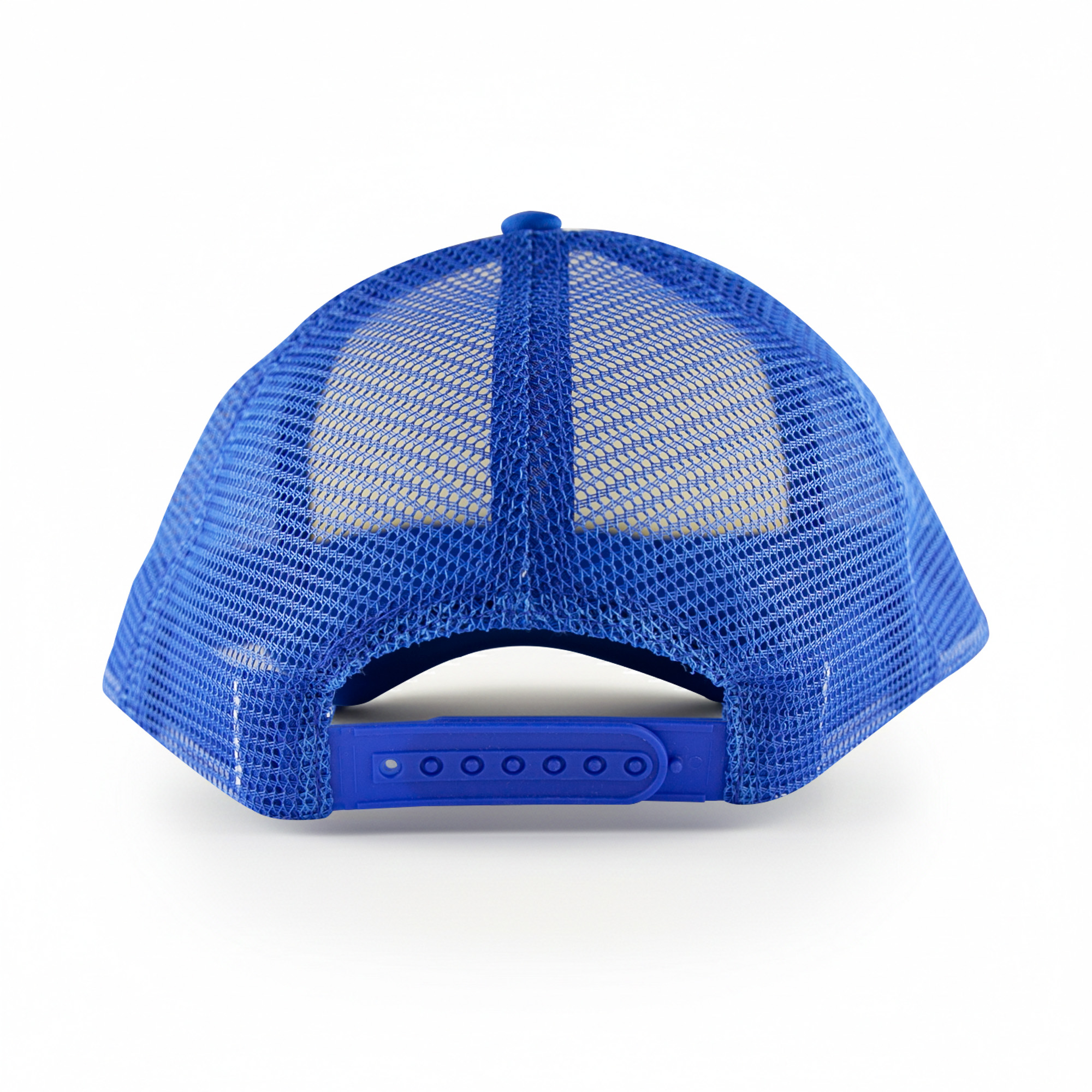 White Front 5 Panel Trucker Mesh Cap - Image 11