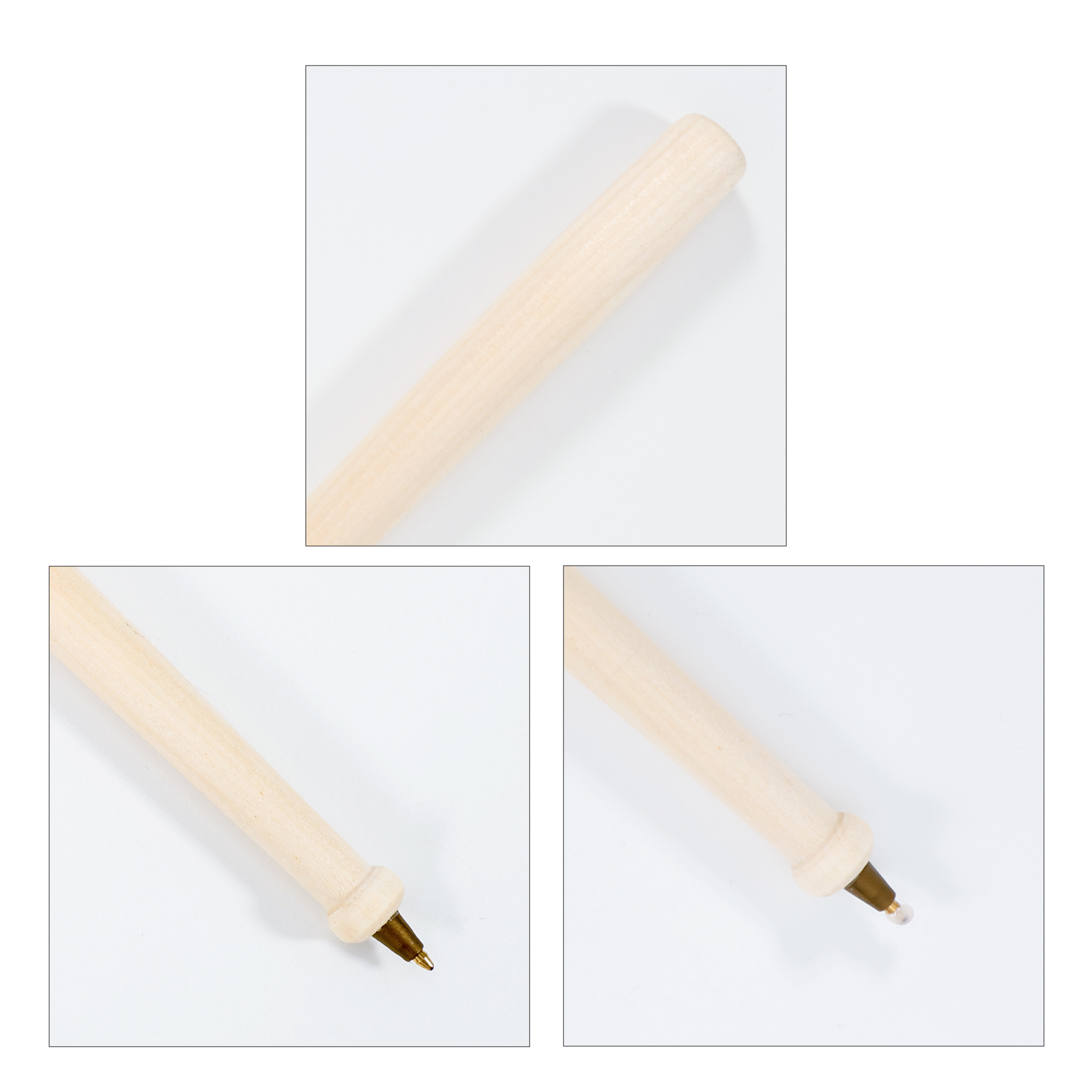 Wooden Baseball Bat Shape Pen - Image 7