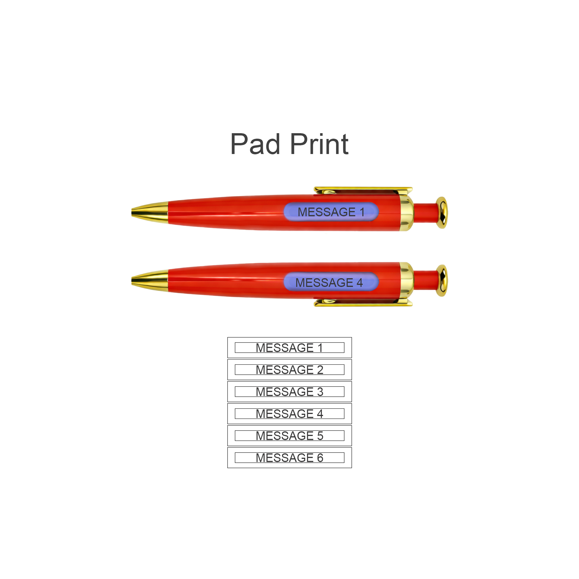 Rocket Shape Spin Message Pen - Image 7