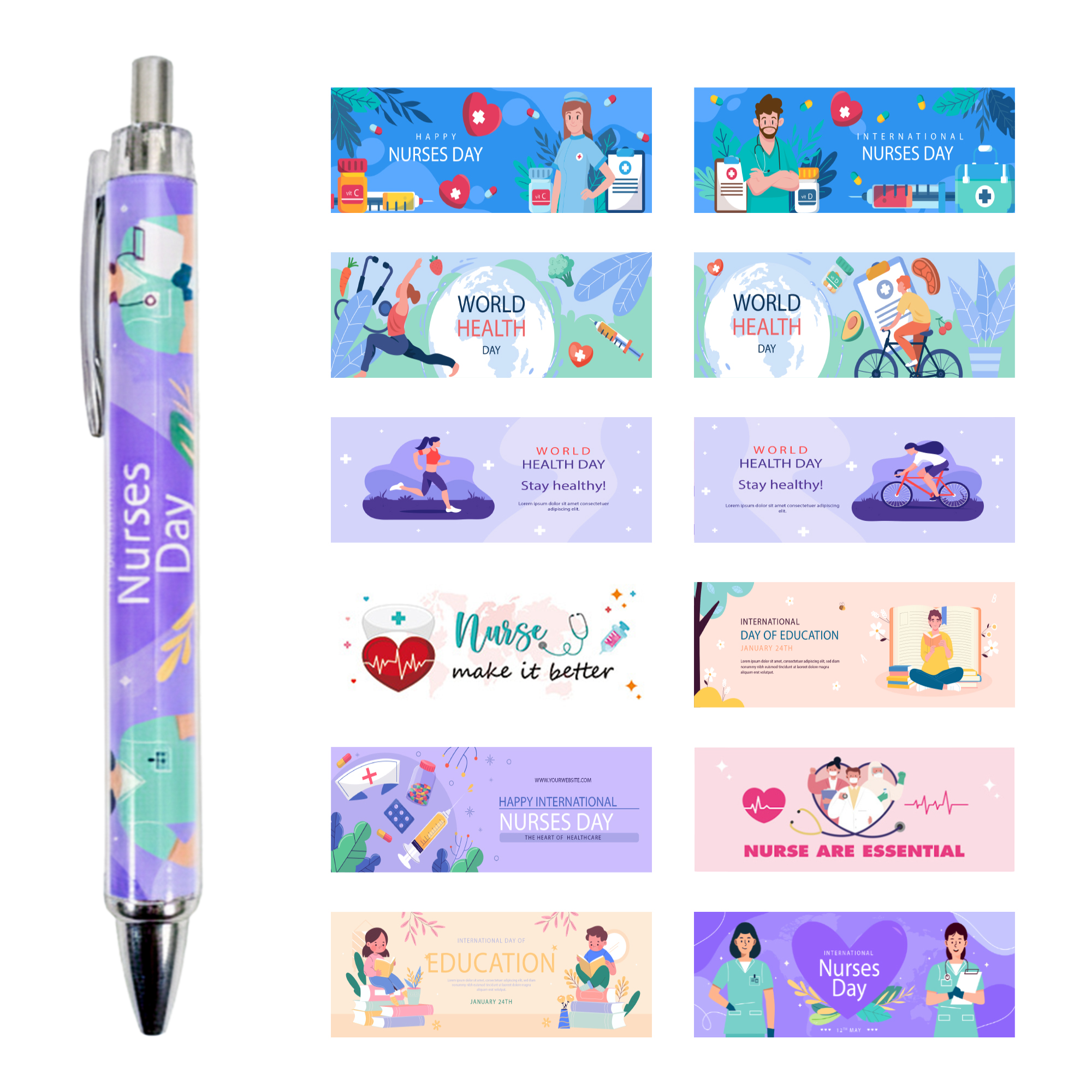 Insert Paper Ballpoint Pen - Image 9