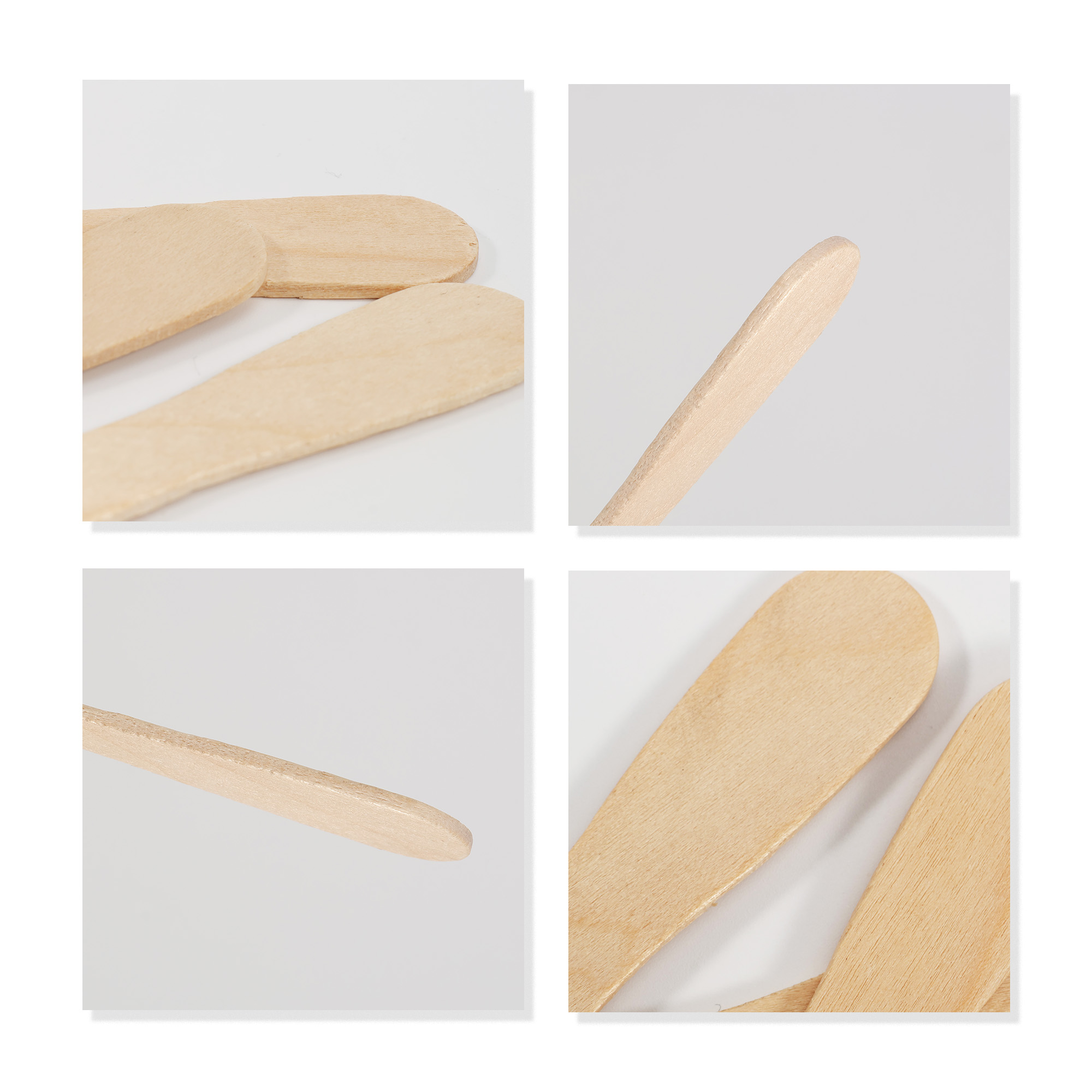 Pack of 100 Wooden Ice Cream Spoons Sticks - Image 4