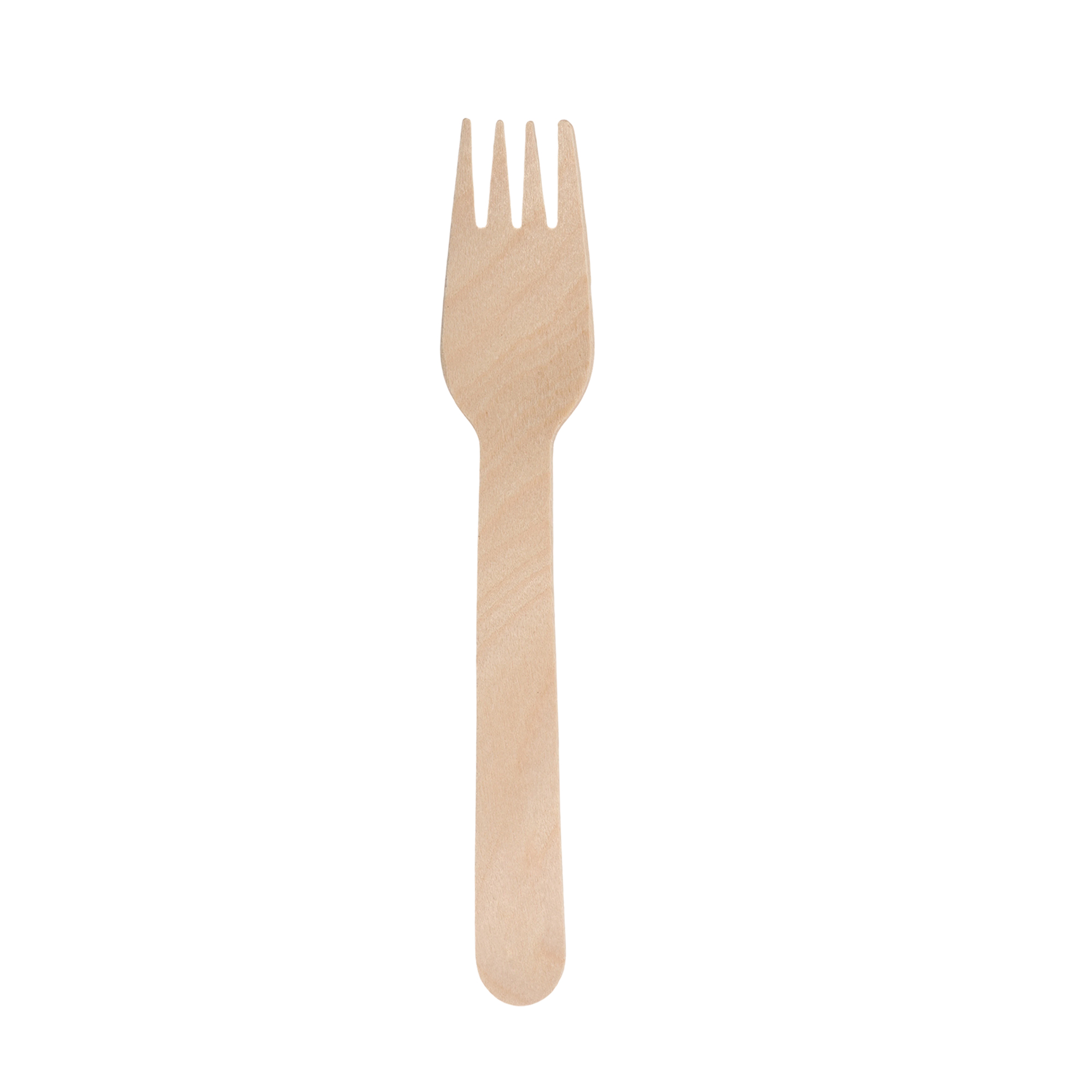 Pack of 100 Per Pack Disposable Wooden Cutlery - (Forks /Spoons/Knives/2 in 1 Spoon and fork)-(Big) - Image 2