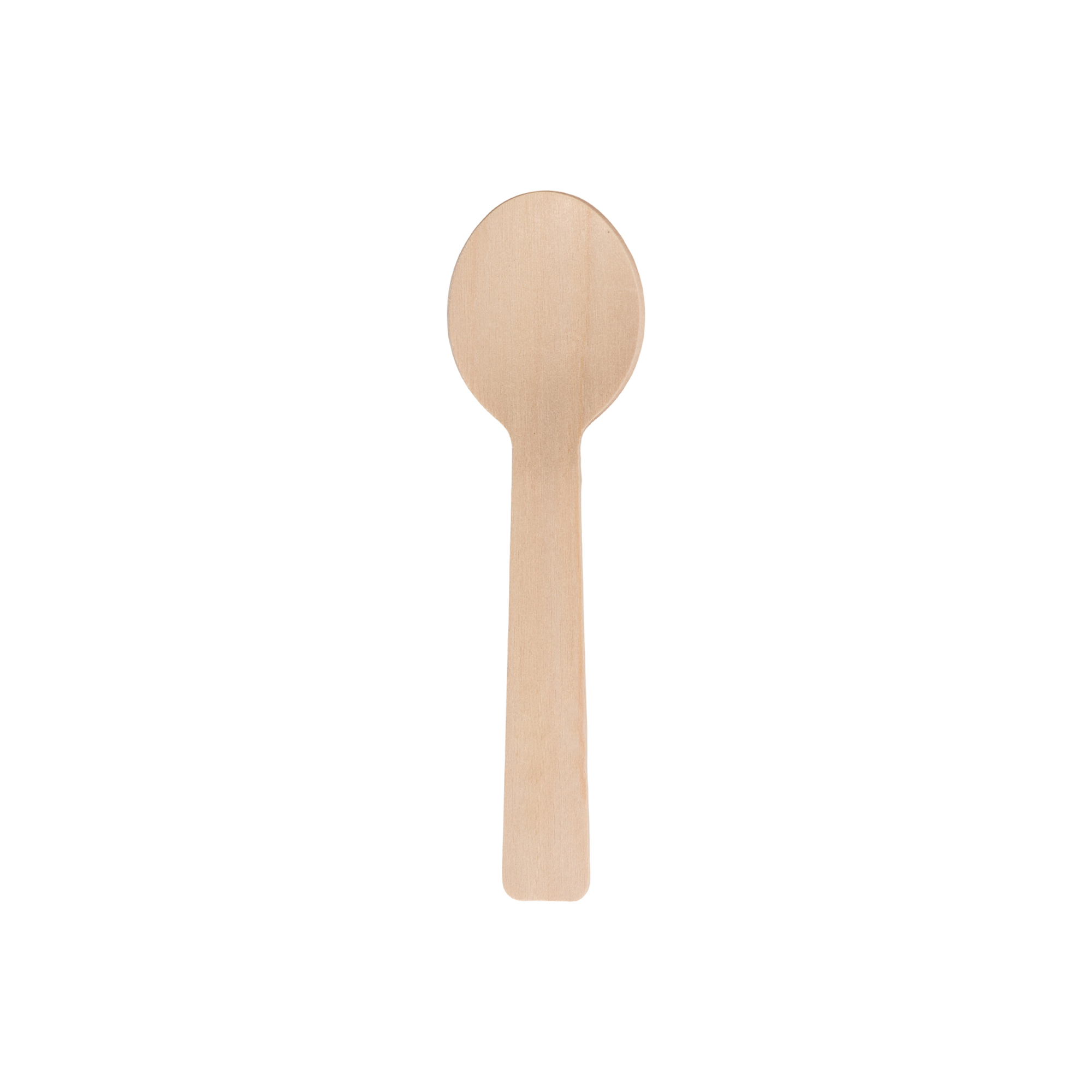 Pack of 100 Per Pack Disposable Birch Spoons/Forks (Small) - Image 3