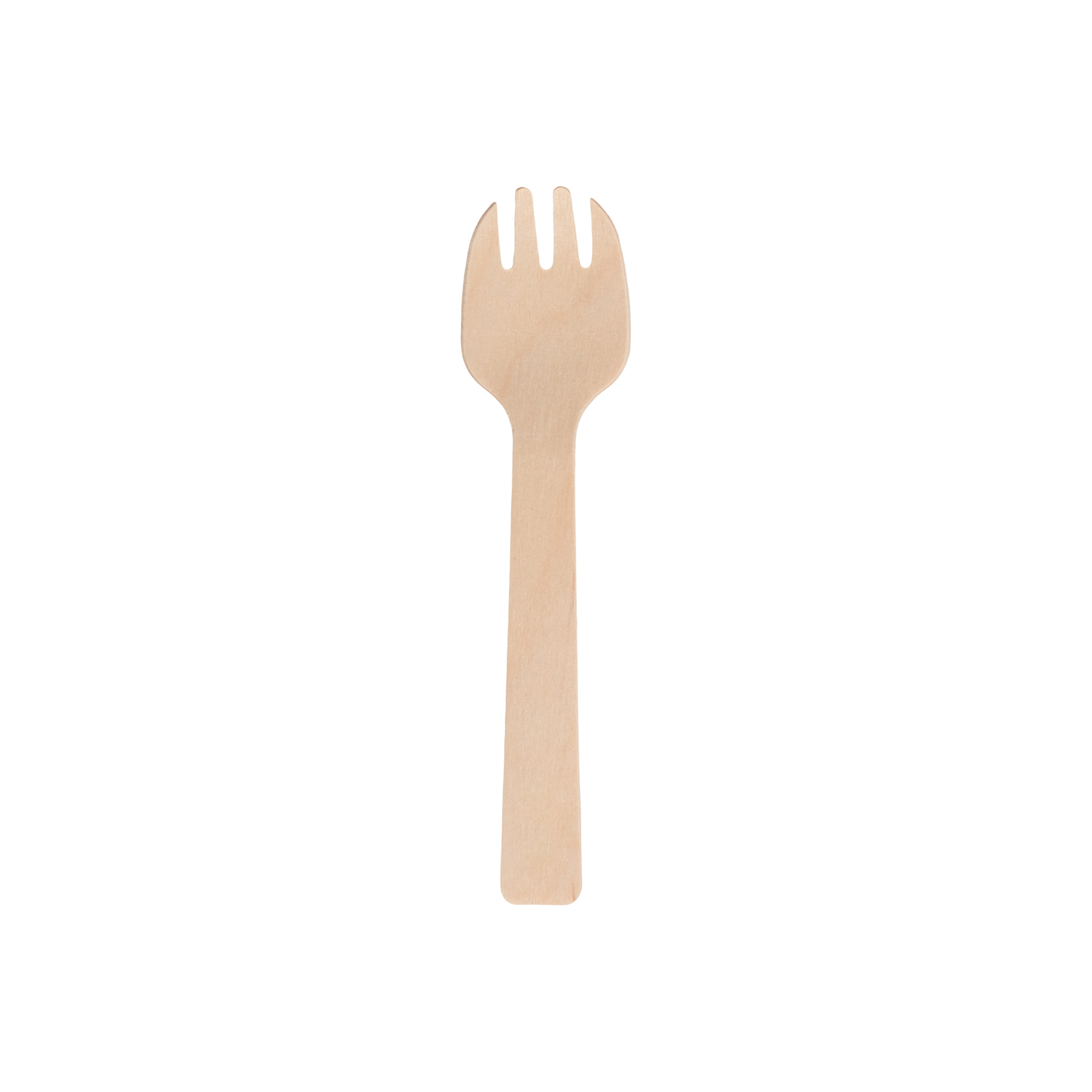 Pack of 100 Per Pack Disposable Birch Spoons/Forks (Small) - Image 4