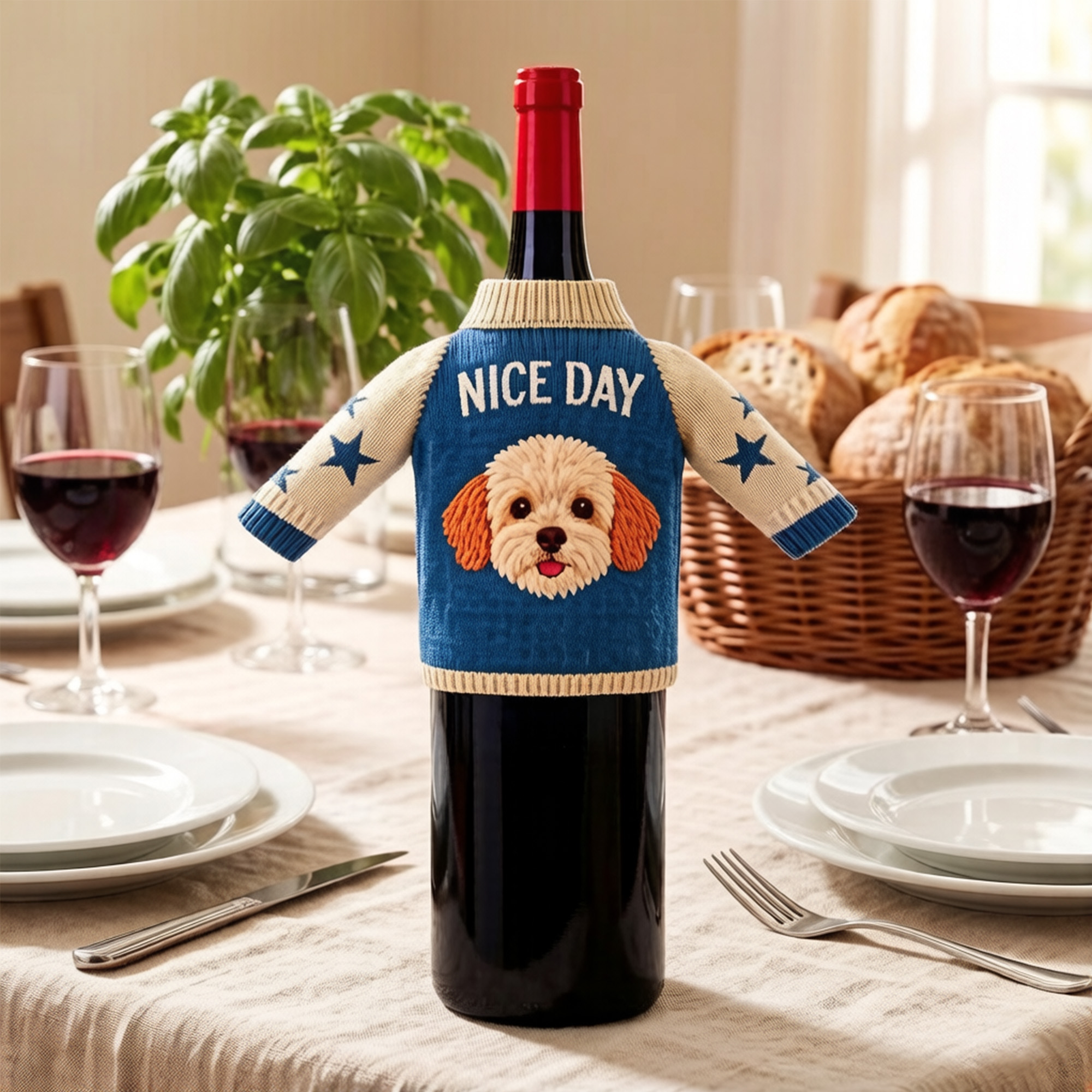 Custom Motif Wine Bottle Sleeve - Image 9