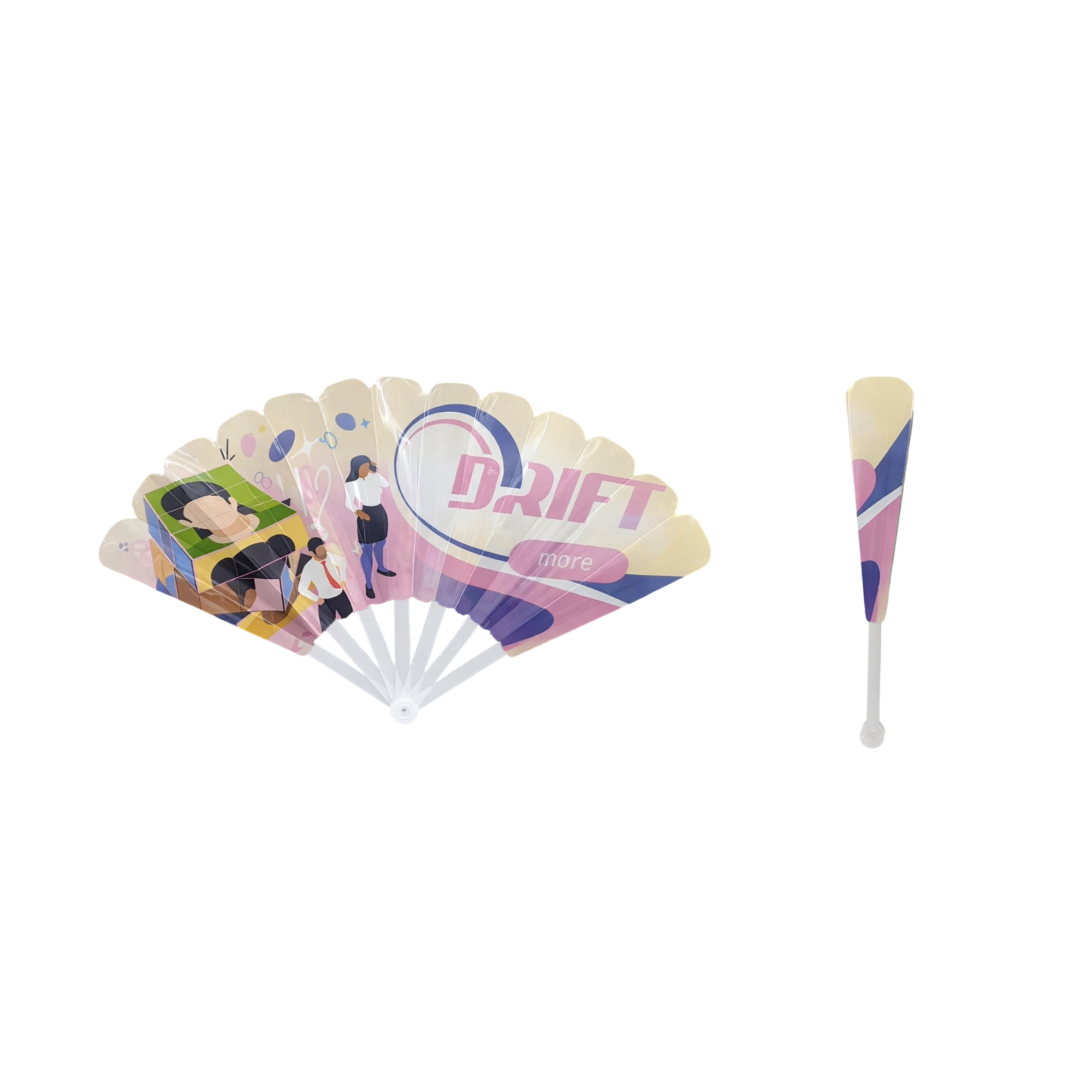 Plastic Hand Fan B - Image 8