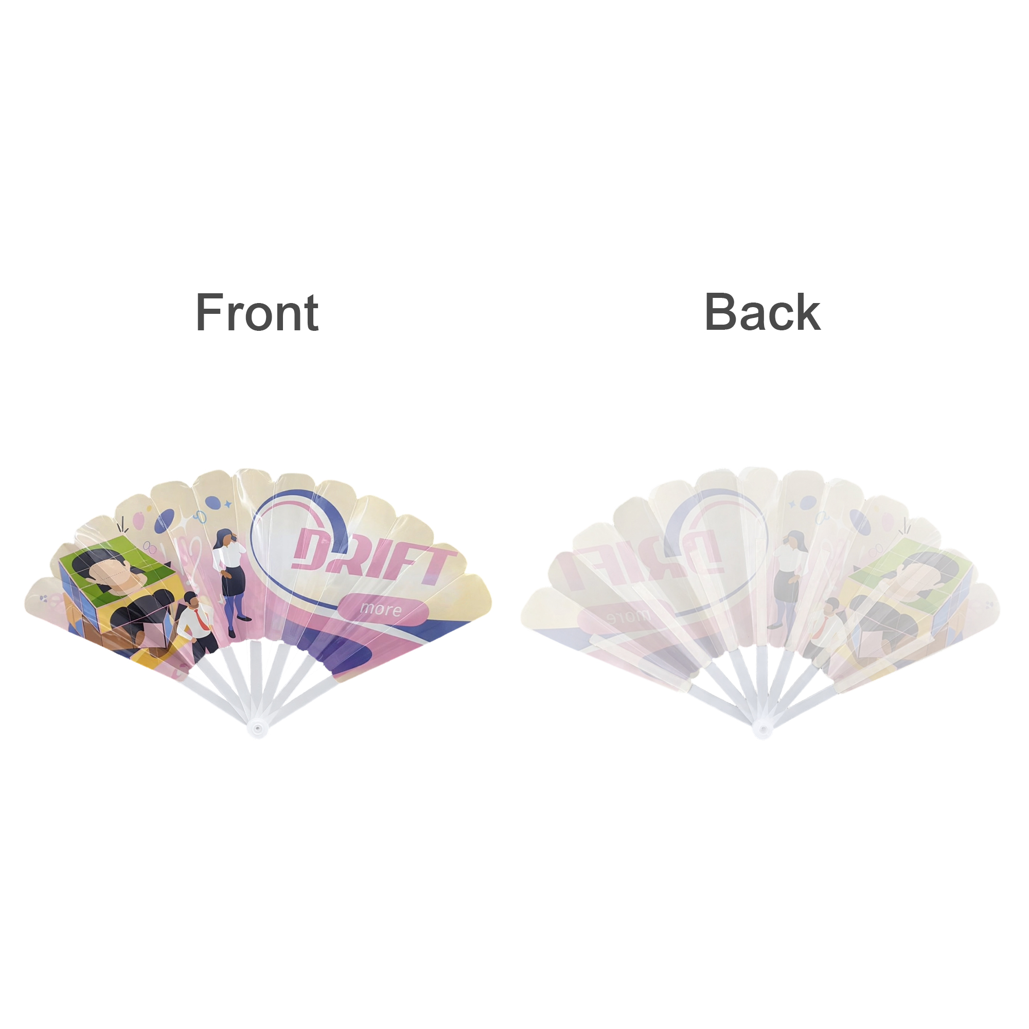 Plastic Hand Fan B - Image 5