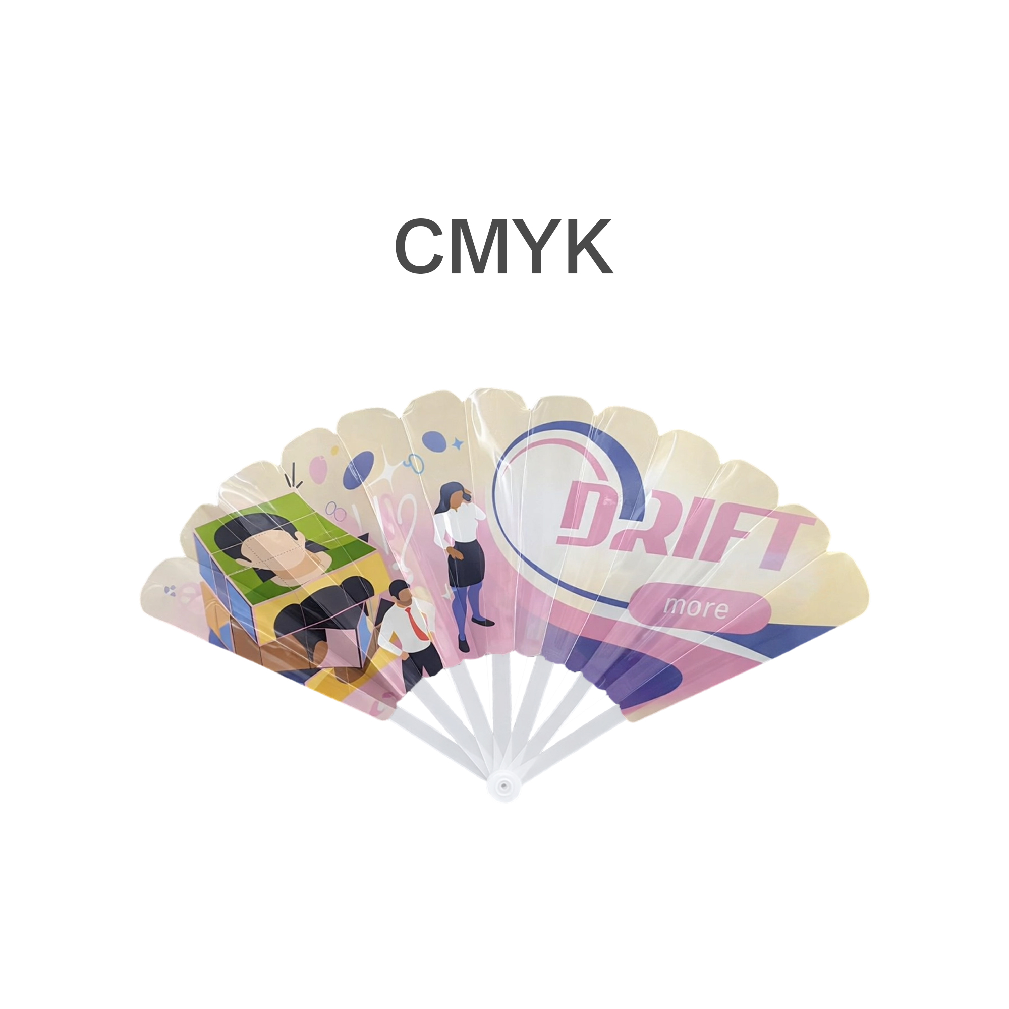 Plastic Hand Fan B - Image 7