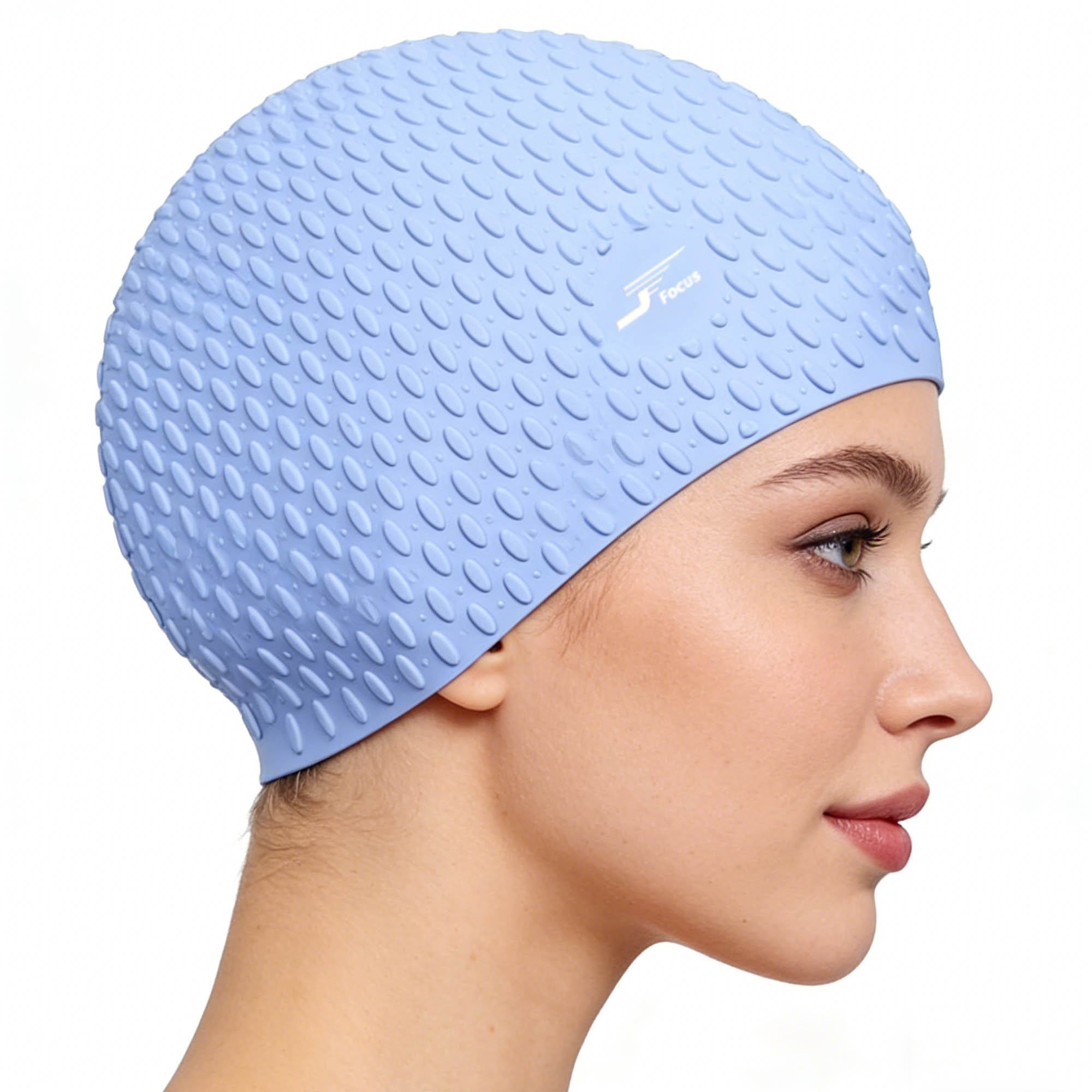 Premium Silicone Swimming Cap-Water Droplets - Image 12