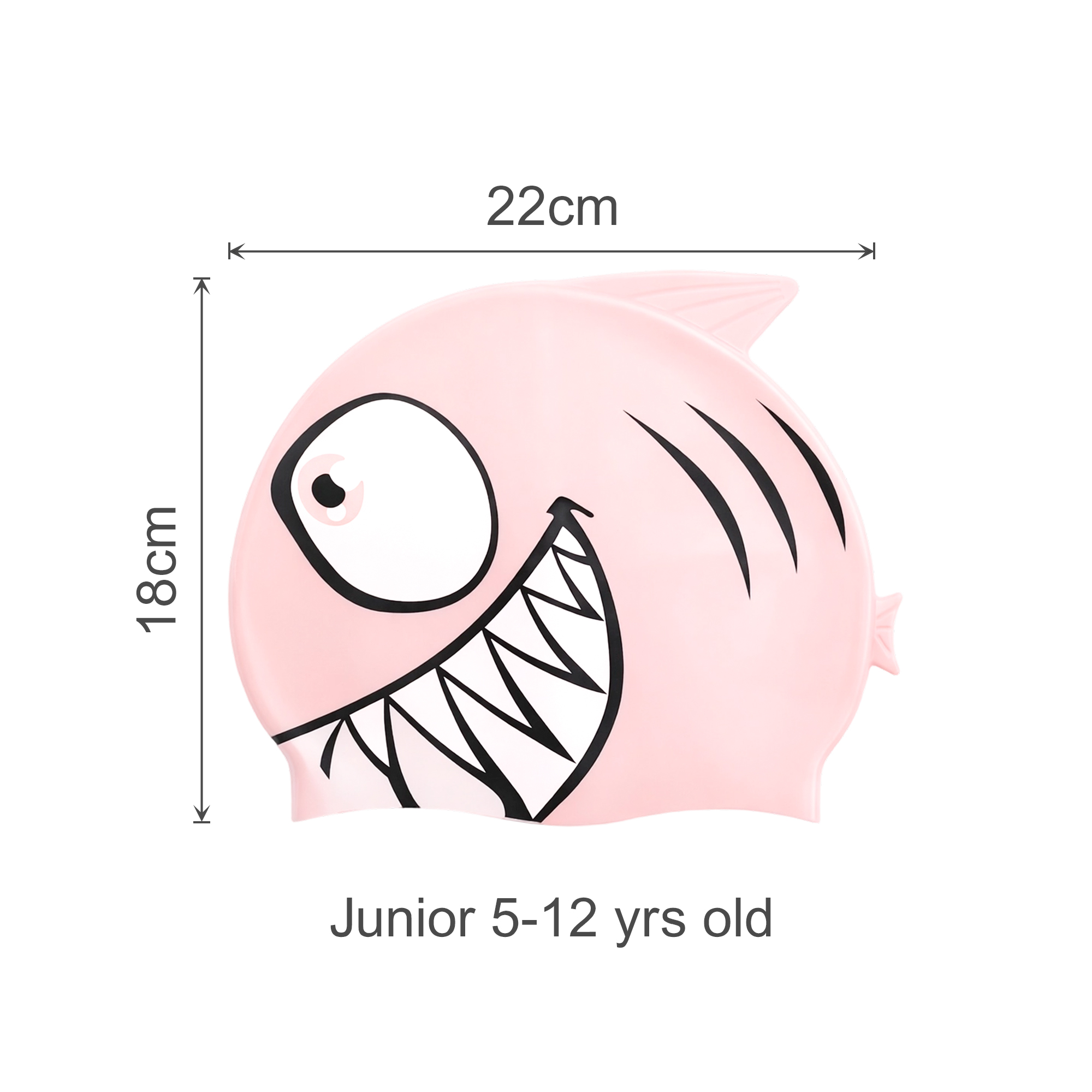 Silicone Swim Cap-Fish Design - Image 6