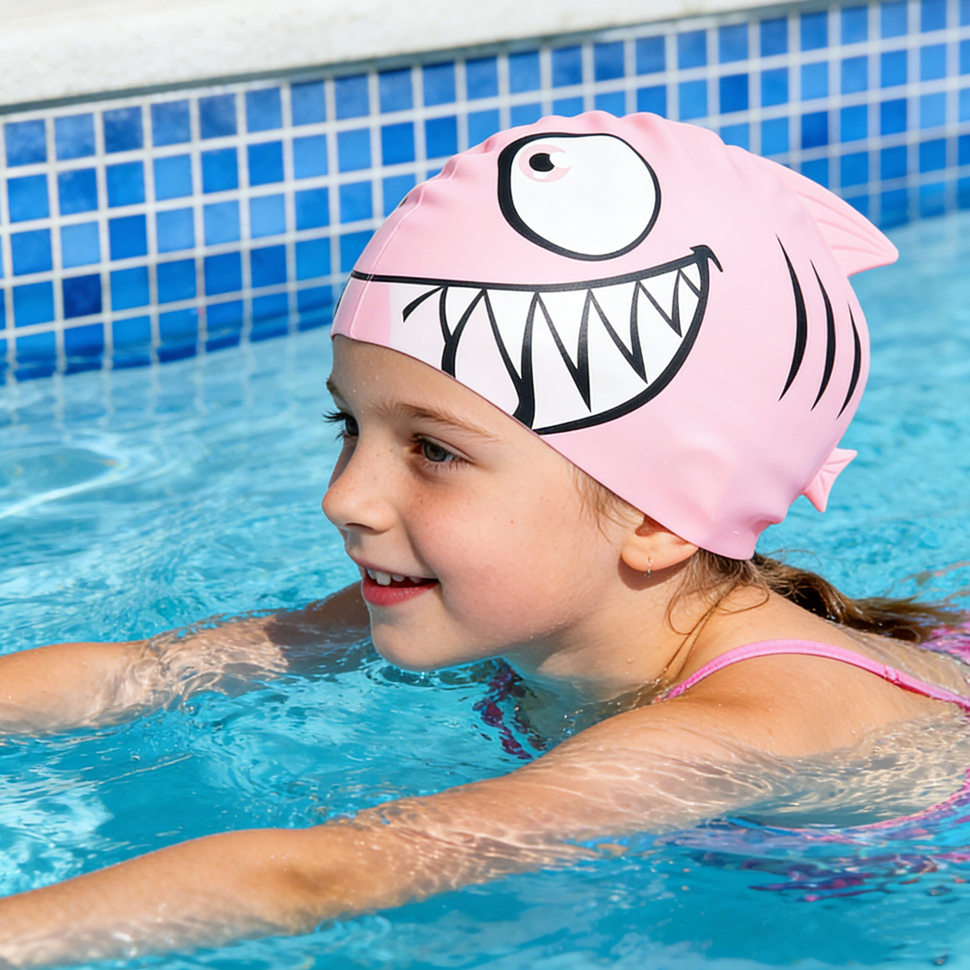 Silicone Swim Cap-Fish Design - Image 11