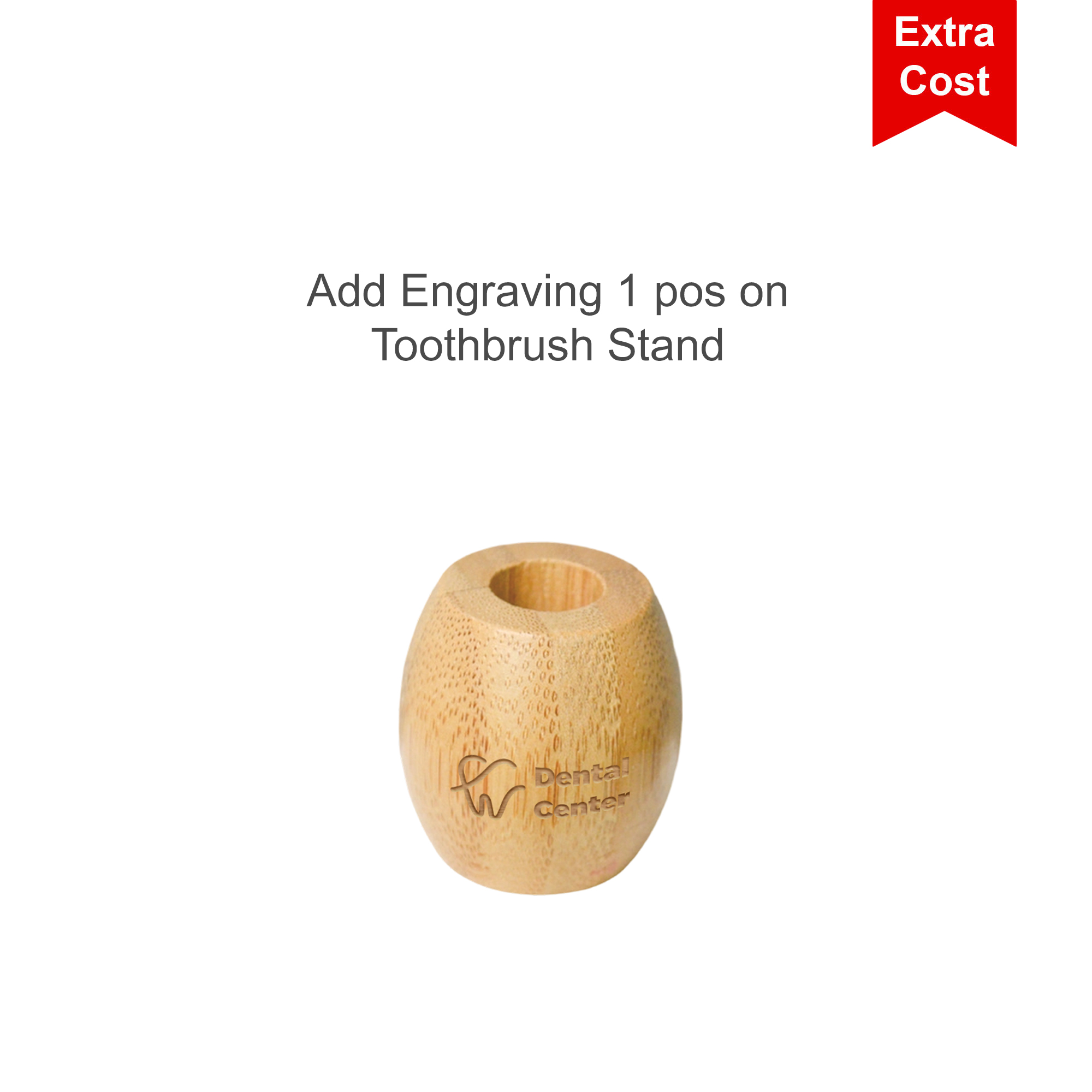 Large Round Handle Colorful Bamboo Toothbrush - Image 14
