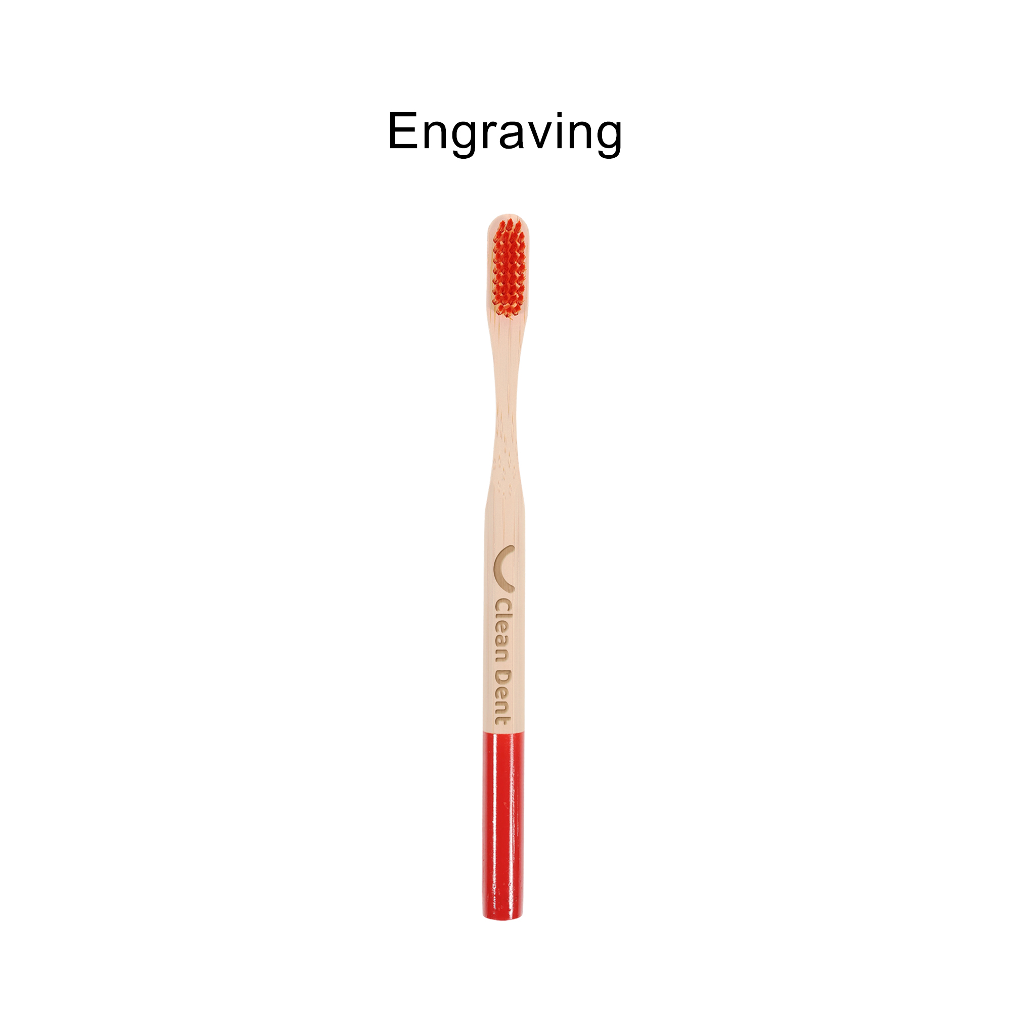 Large Round Handle Colorful Bamboo Toothbrush - Image 11