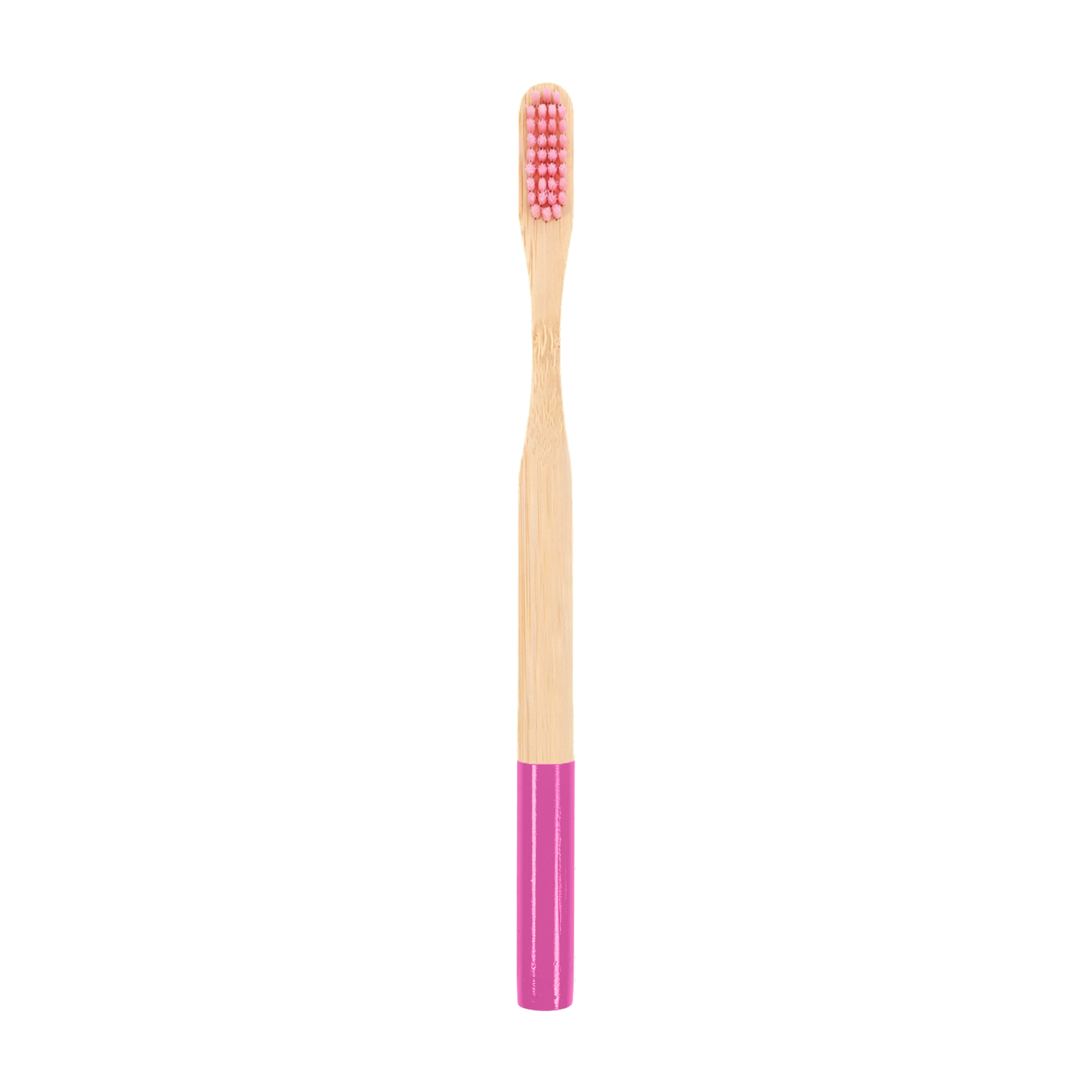 Large Round Handle Colorful Bamboo Toothbrush - Image 3