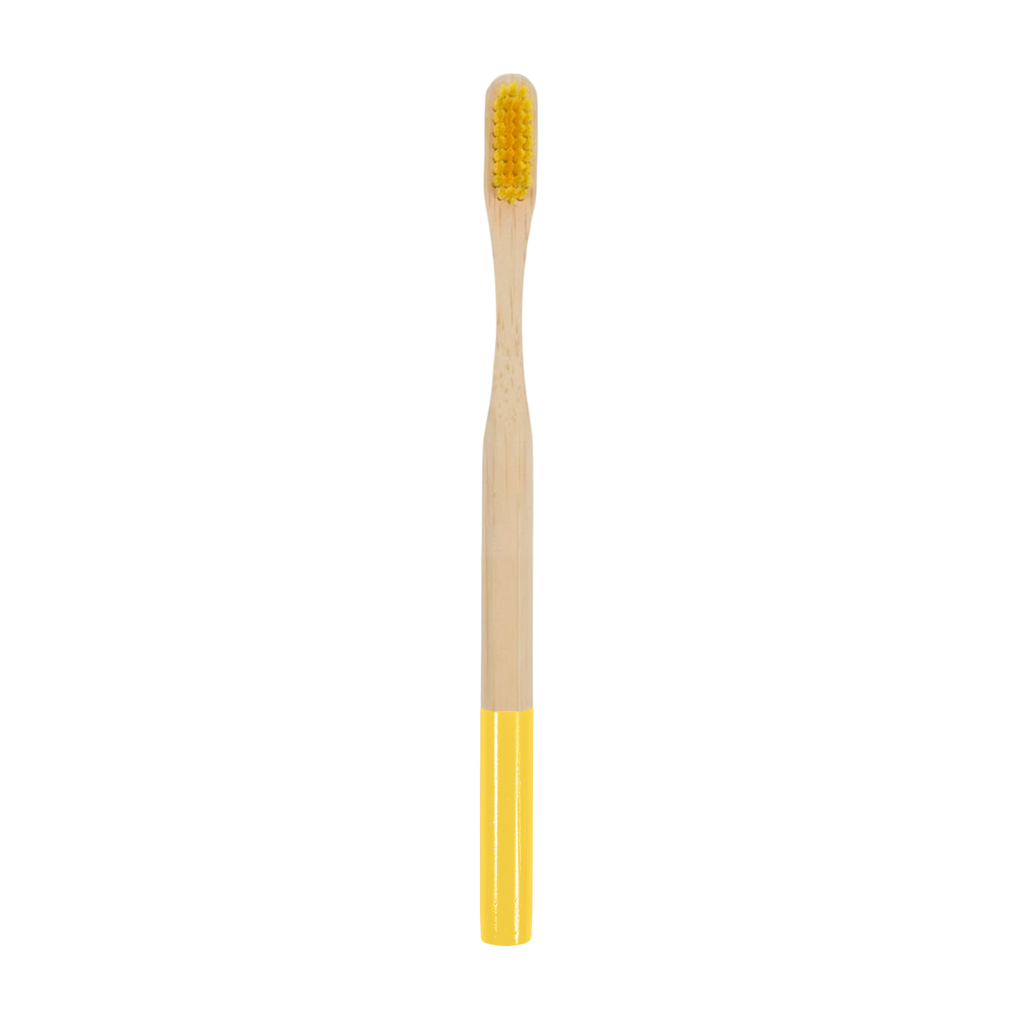 Large Round Handle Colorful Bamboo Toothbrush - Image 4
