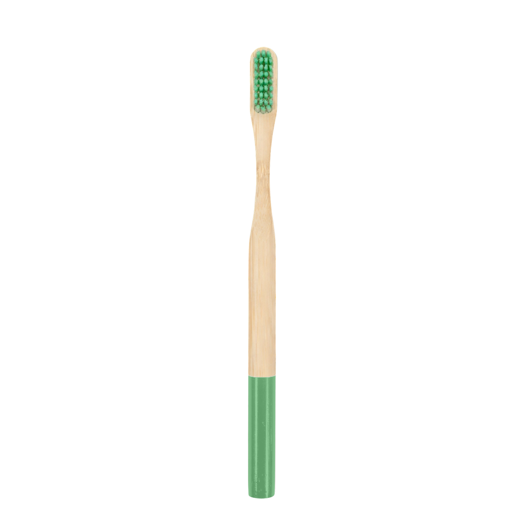 Large Round Handle Colorful Bamboo Toothbrush - Image 5